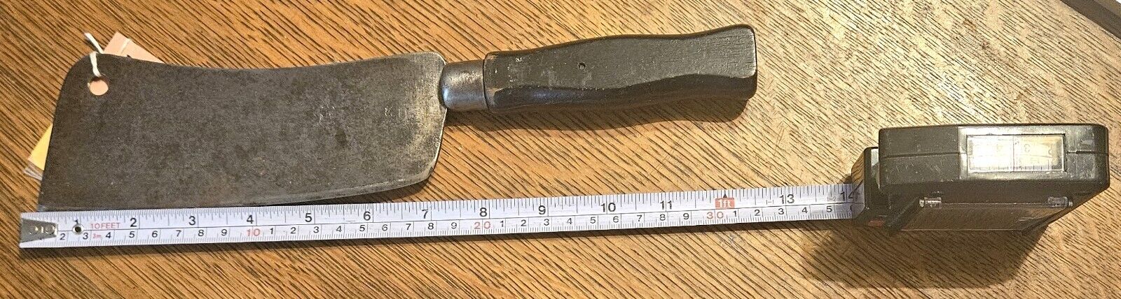ANTIQUE MEAT CLEAVER 7 INCH