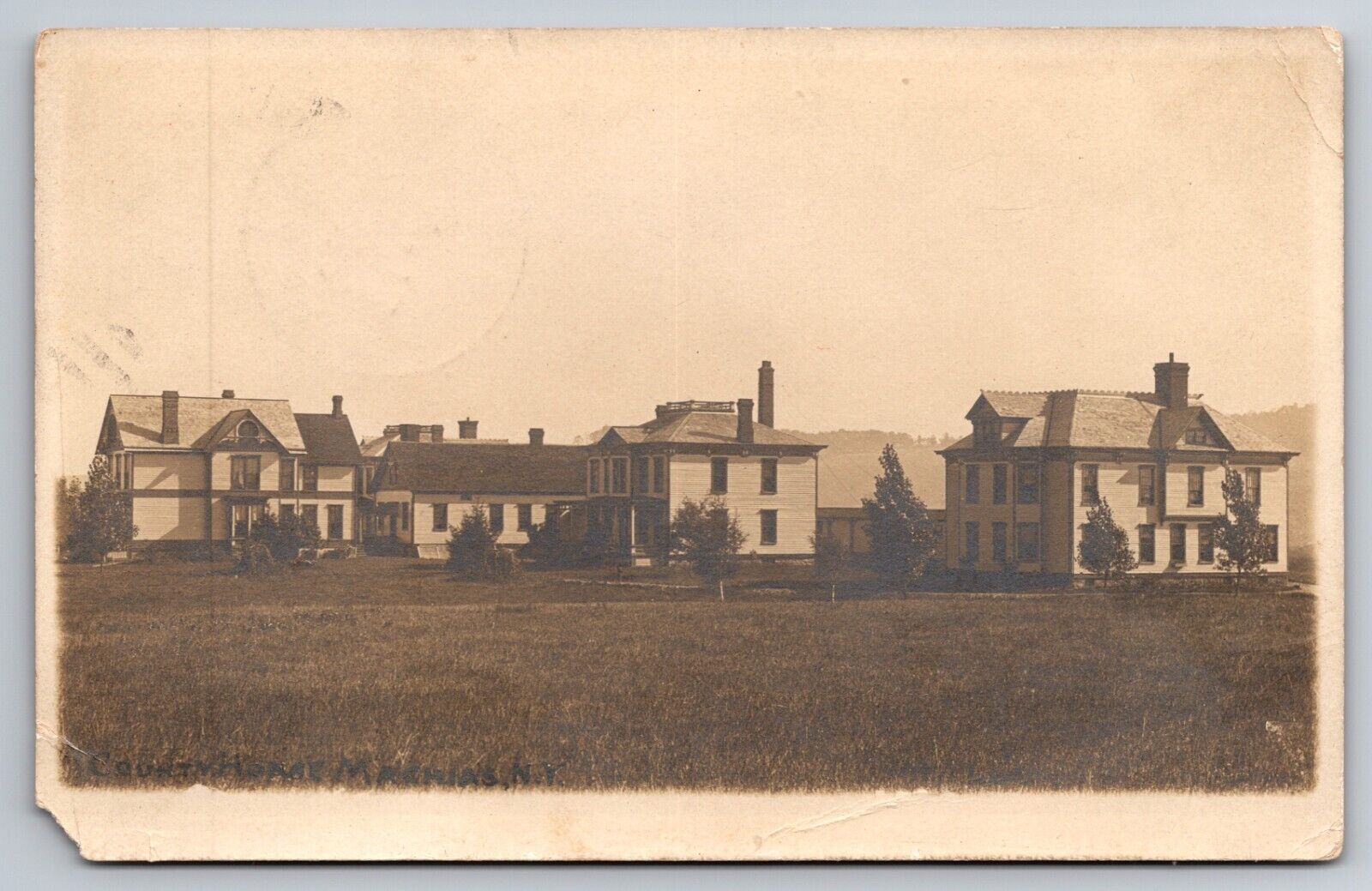 County Home Machias New York NY 1910 Real Photo RPPC