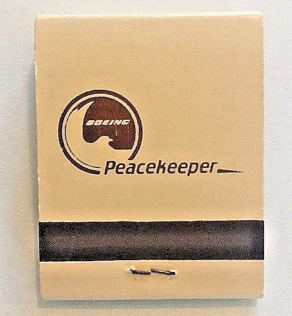 3 VINTAGE Boeing Peacekeeper Matchbooks - Lot 104