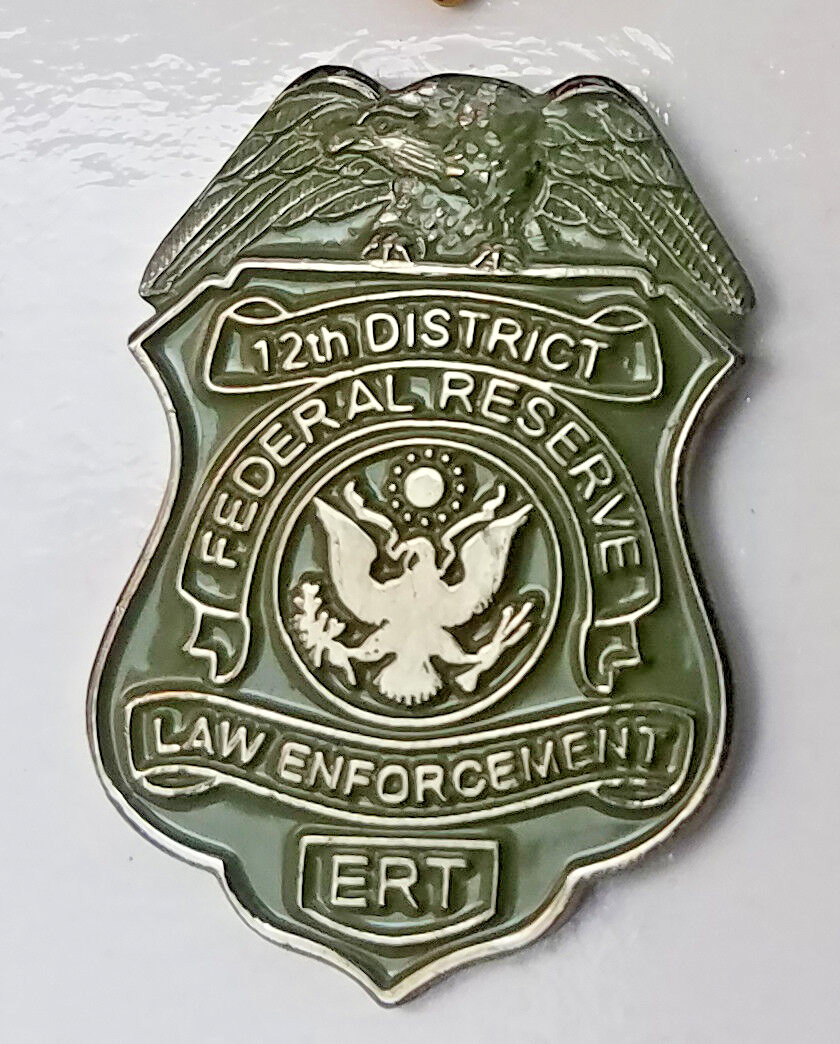 US Federal Reserve 12th District ERT Law Enforcement MINI PIN Response SRT