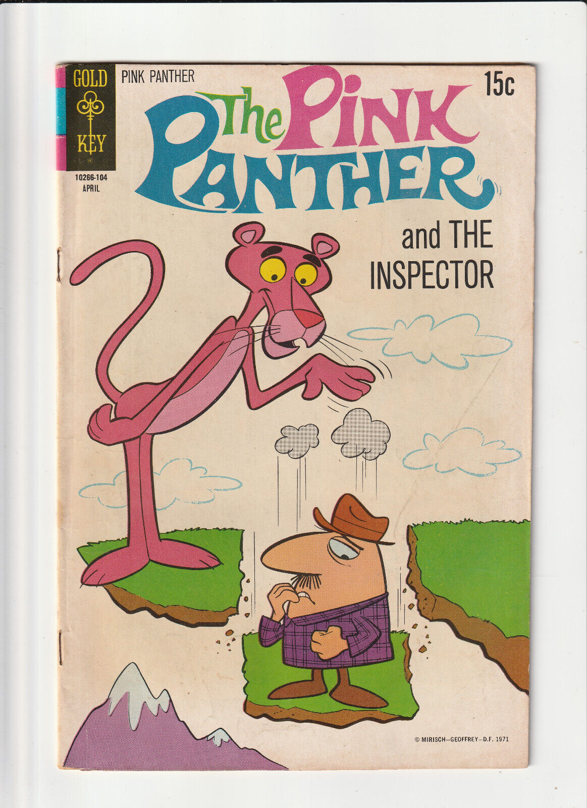 Pink Panther #1, Gold Key Comic, Grade No. 5 VG/FN