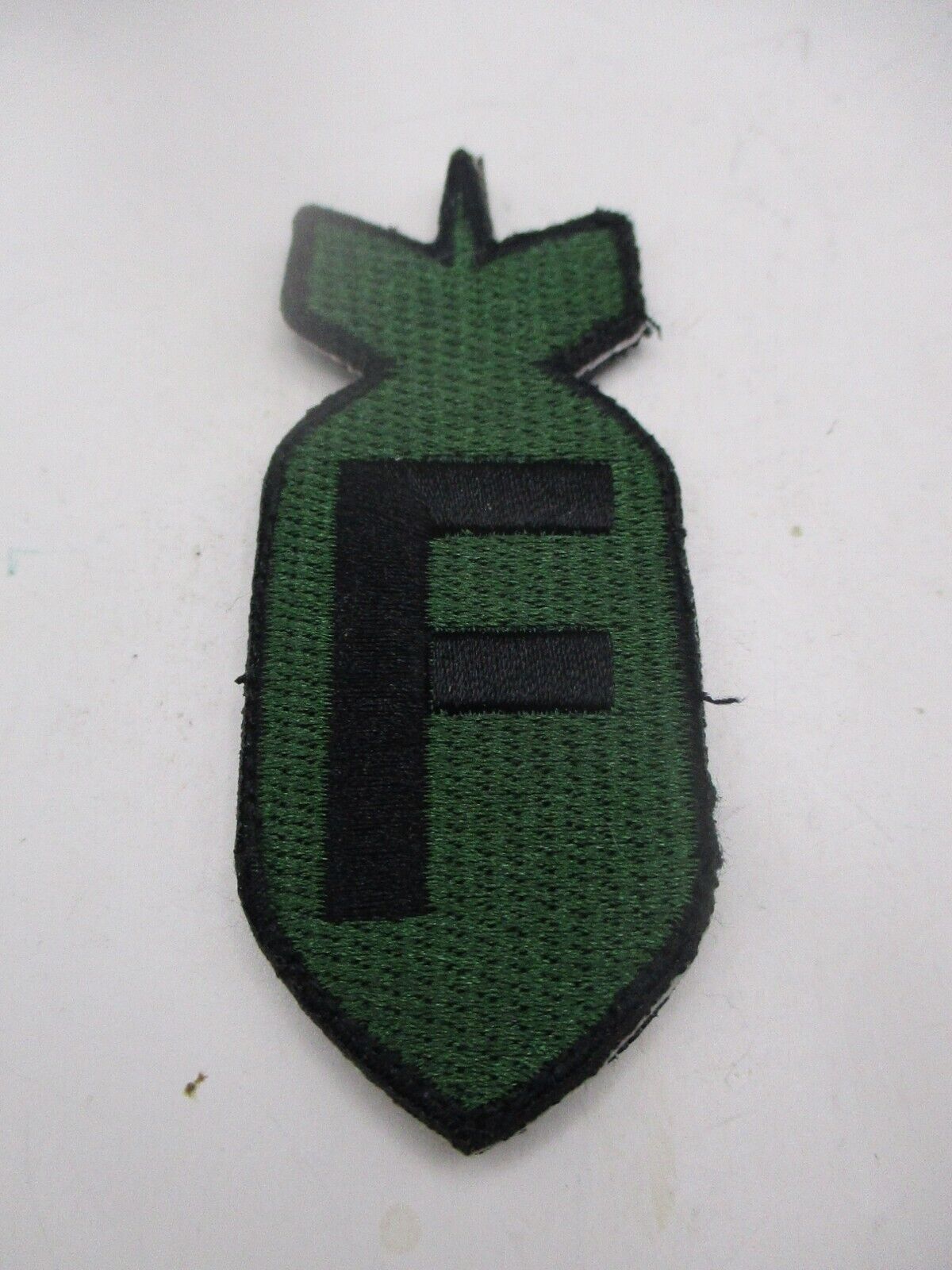 Dropping F Bomb Morale Tactical Green Self Attaching Patch