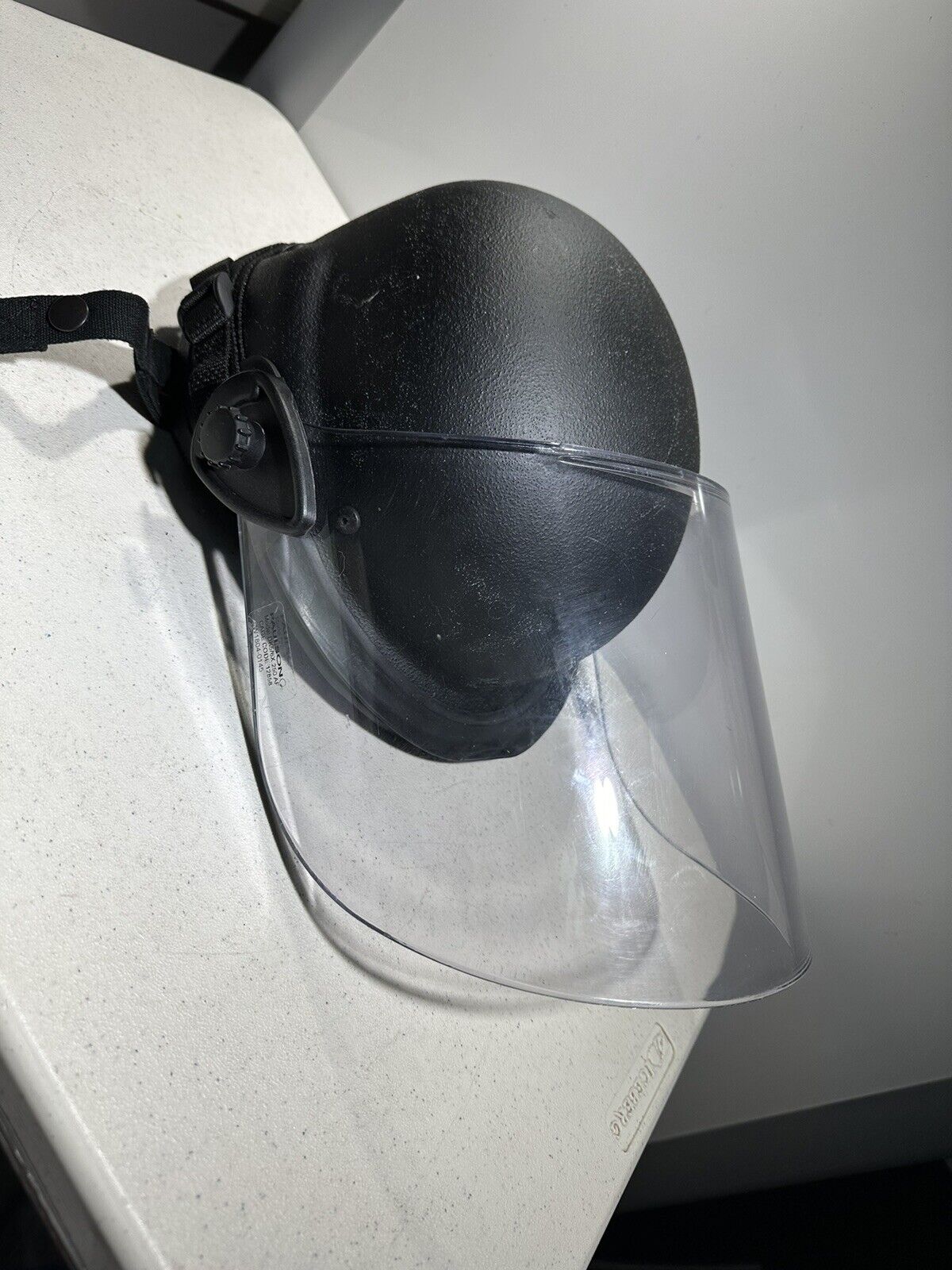 Vintage Paulson MFG Model DK5-H Riot Face Shield Helmet Model PST Size Small