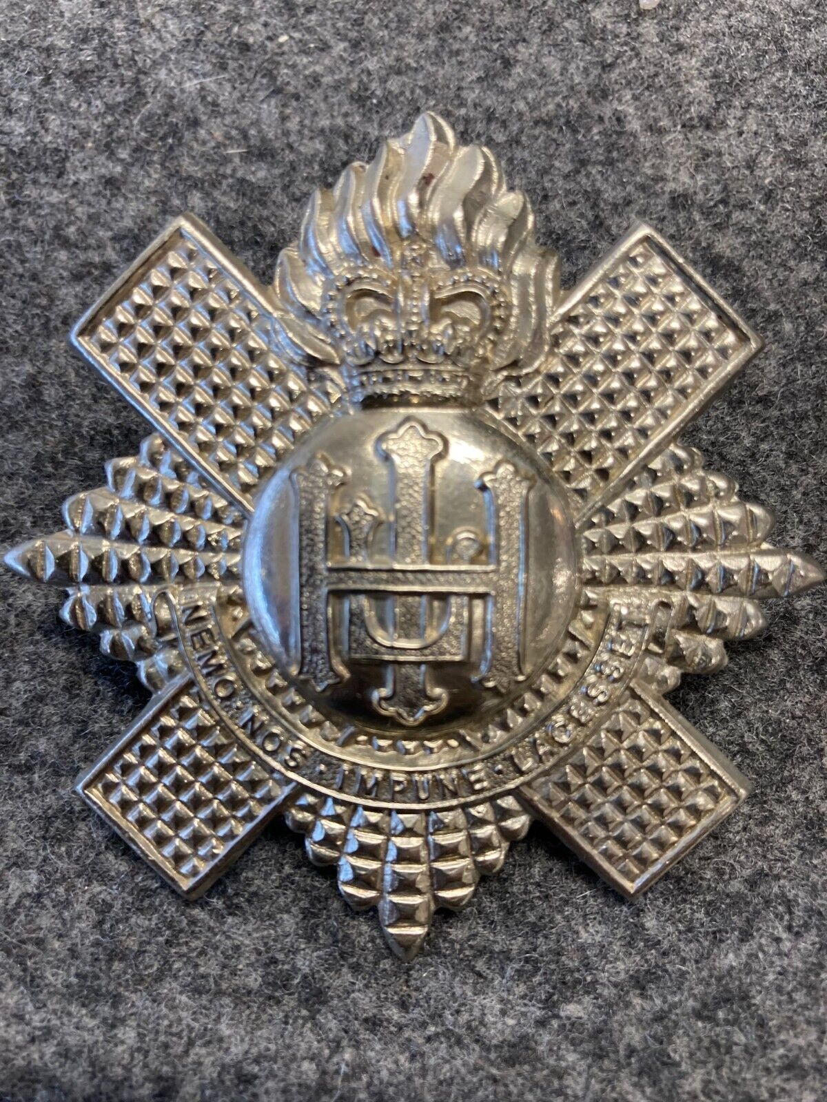 Current British Army Highland Light Infantry Unit Cap Badge #1