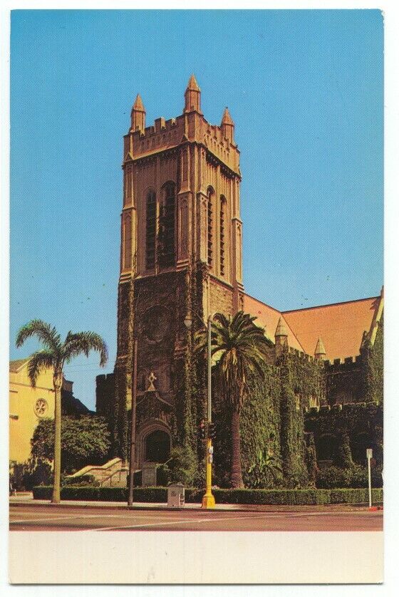 Pasadena CA Presbyterian Church Vintage Postcard California