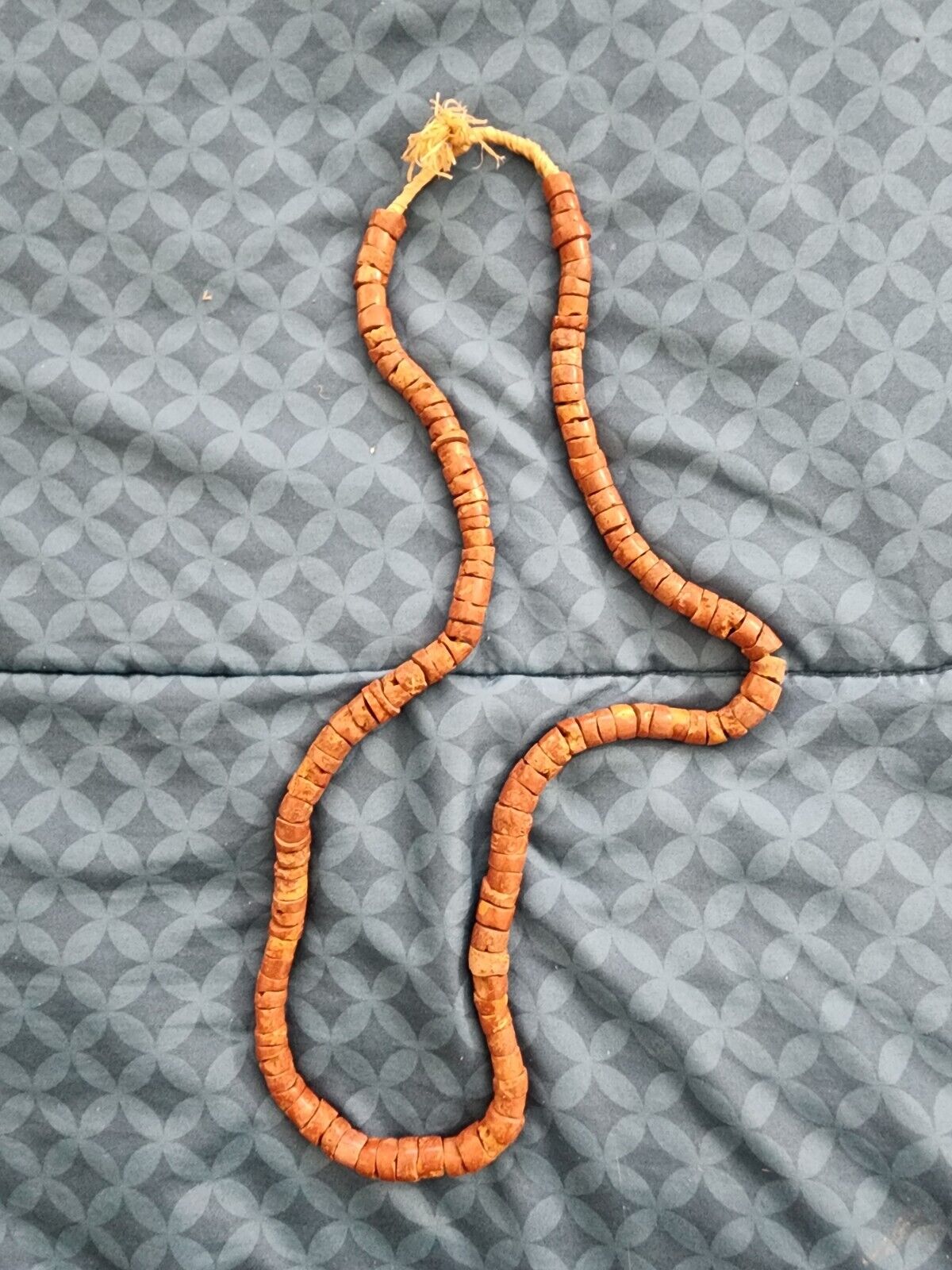 1800\'s Orange Trade Beads Single Strand