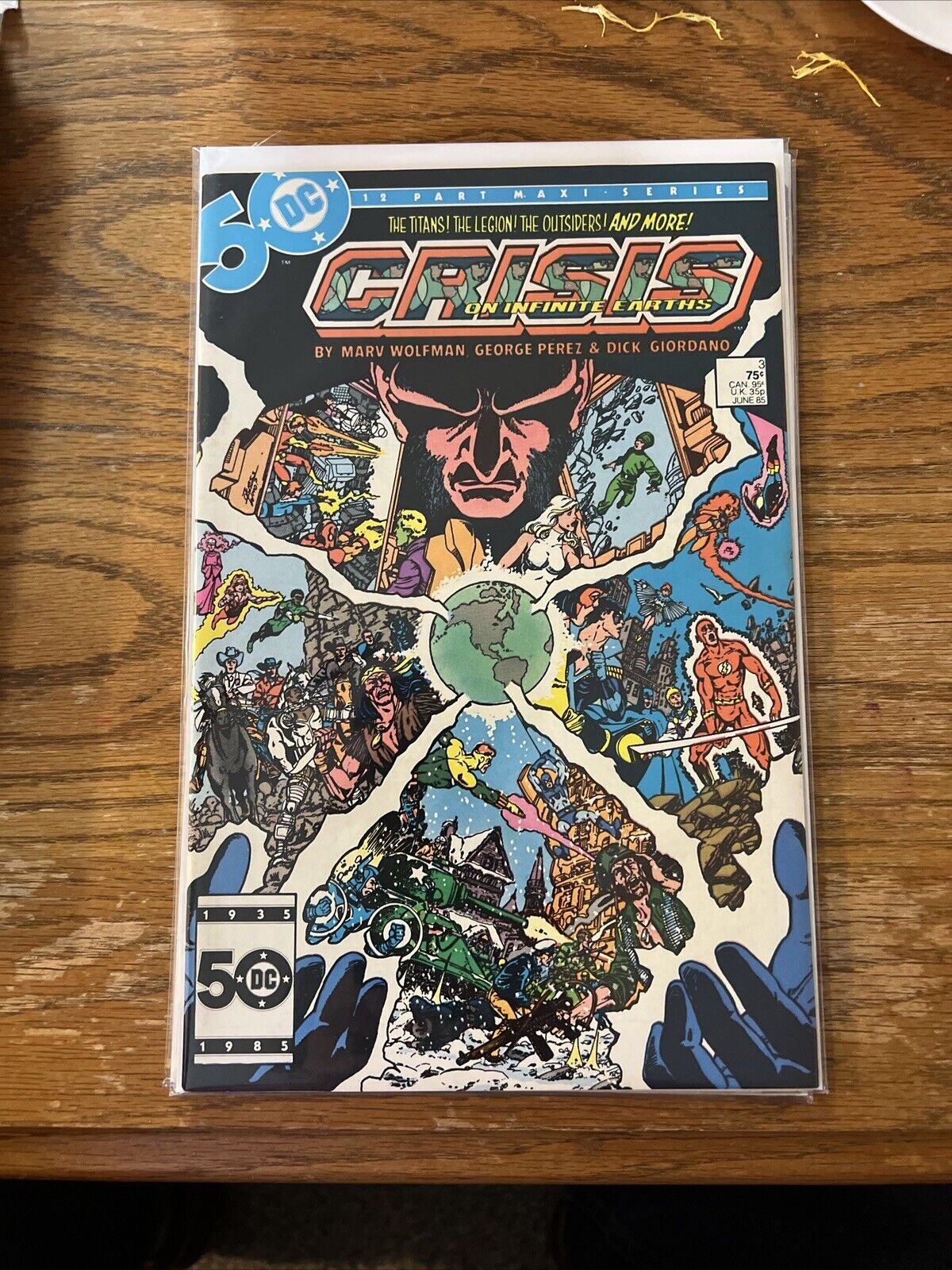 Crisis on Infinite Earths #3 & #5 Very Fine / Near Mint VF / NM (9.0) DC 1985