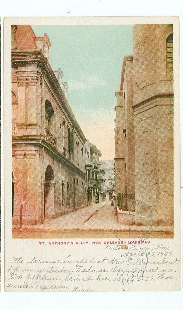 NEW ORLEANS,LOUISIANA-ST. ANTHONY\'S ALLEY-PM1906-UDB--(LA-N#2)