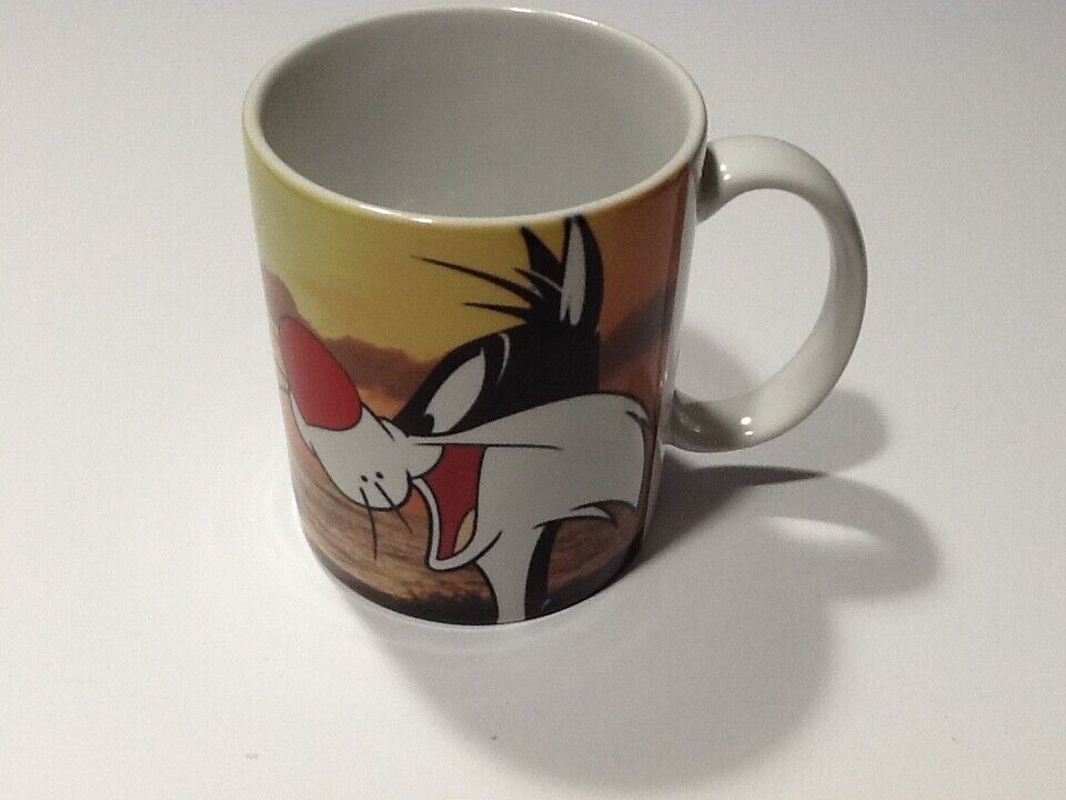 Vtg. 1997 XPRES Looney Tunes Warner Bros. Sylvester And Junior Coffee Mug