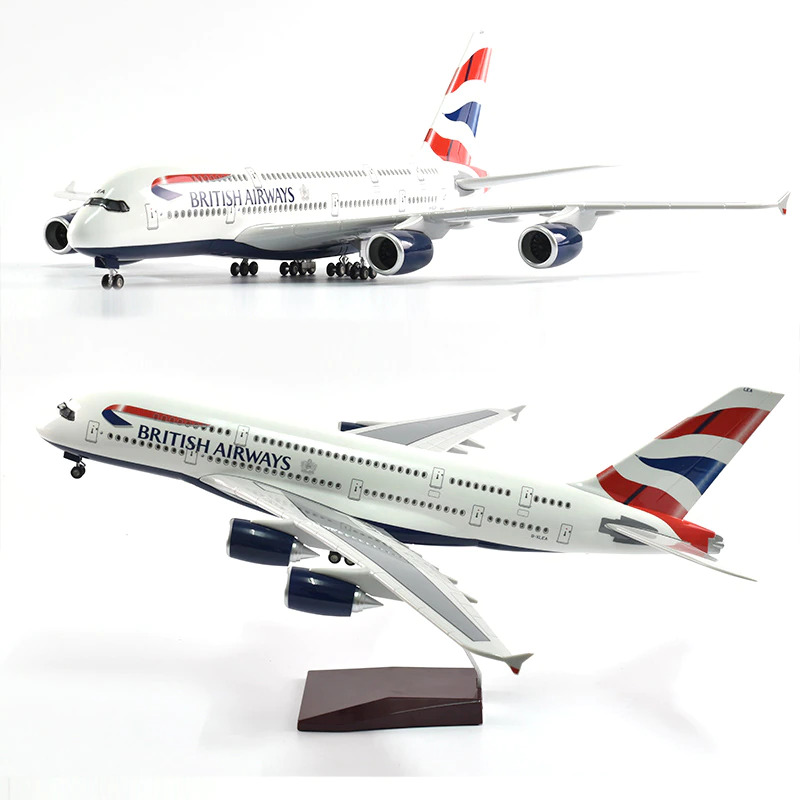 British Airways A380 Airplane Model Scale 1/160