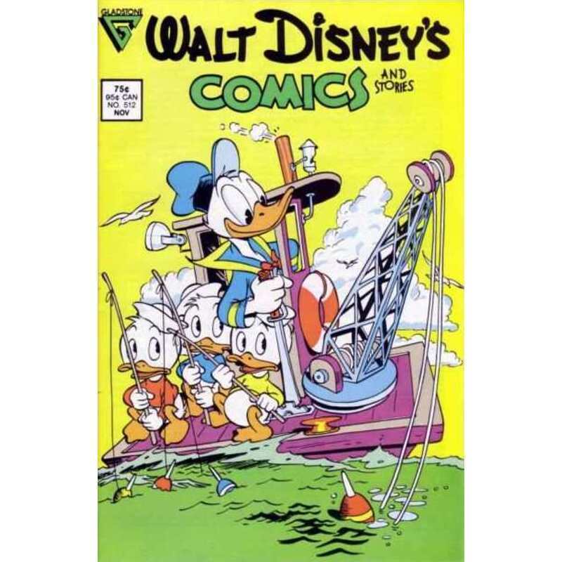 Walt Disney\'s Comics and Stories #512 in NM minus condition. Dell comics [m\\