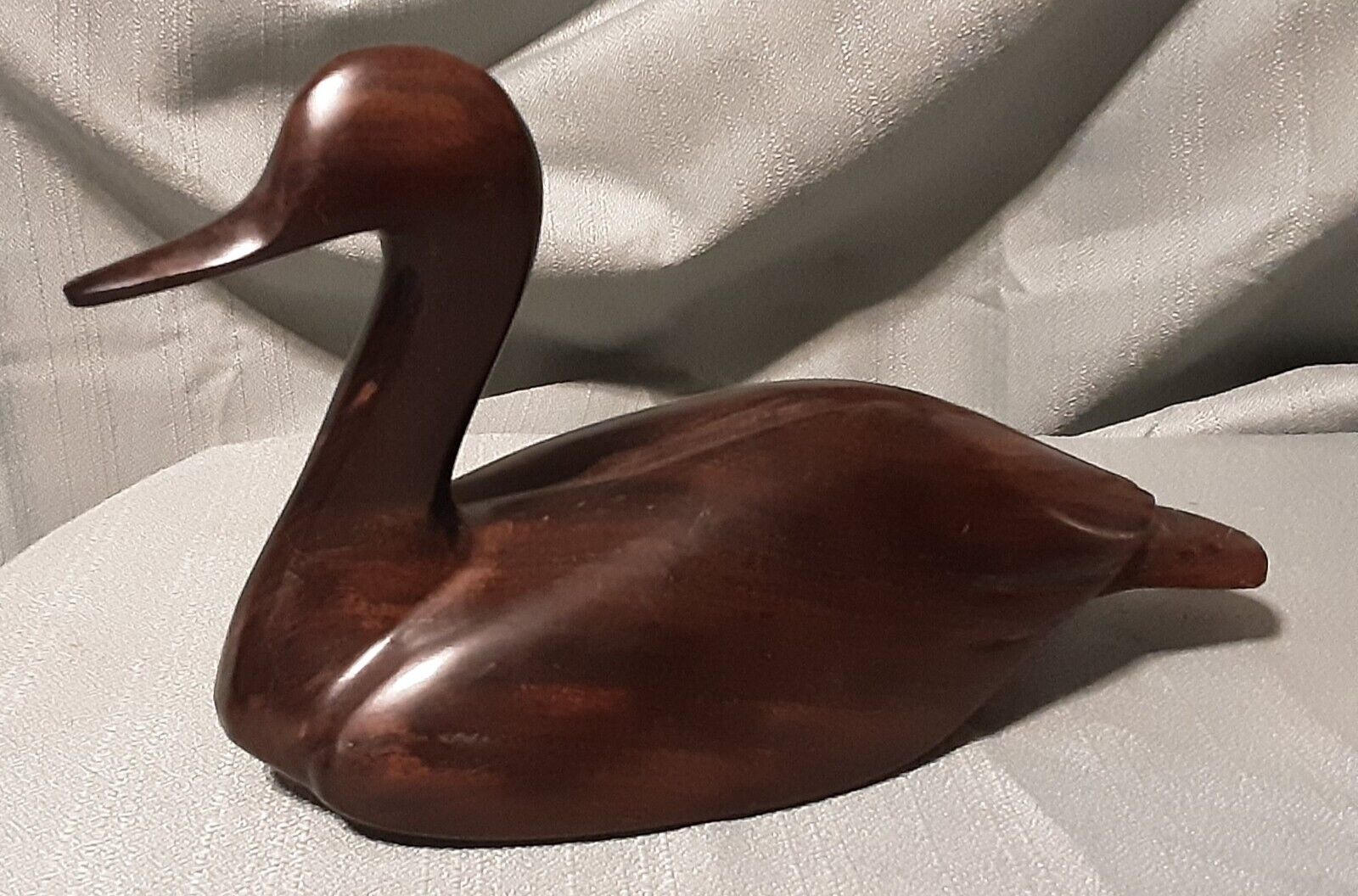 Vintage Mid Century Ironwood Carving Duck/loon, Tijuana, Mexico