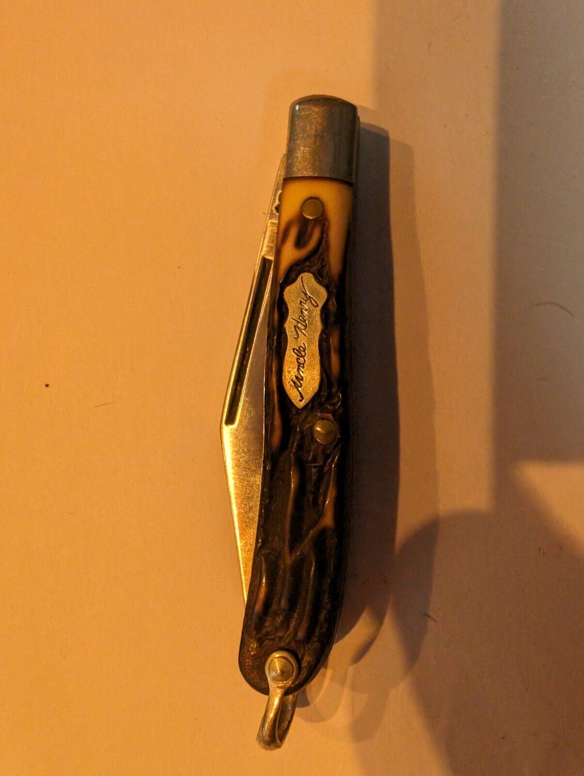 Vintage Schrade Uncle Henry Single Blade Folding Knife 