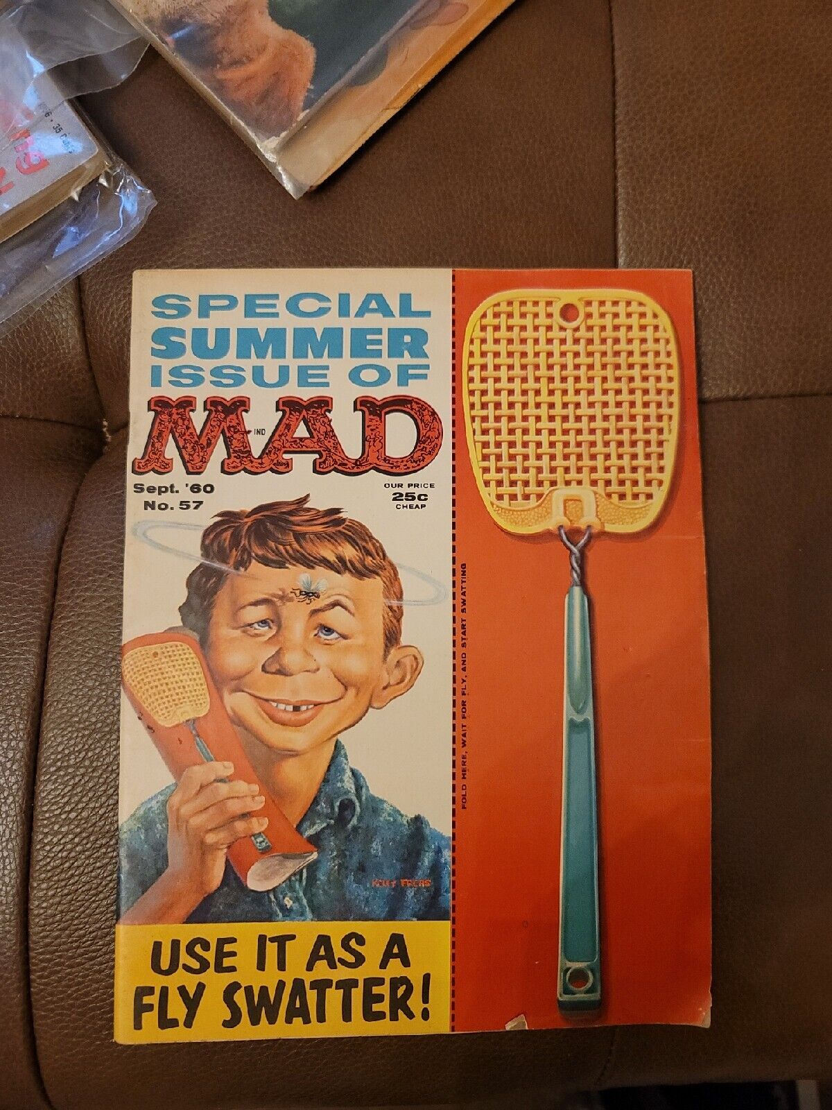 Vintage Teen Magazine SEPT 1960 #57 MAD MAGAZINE Summer Issue - Fly Swatter 
