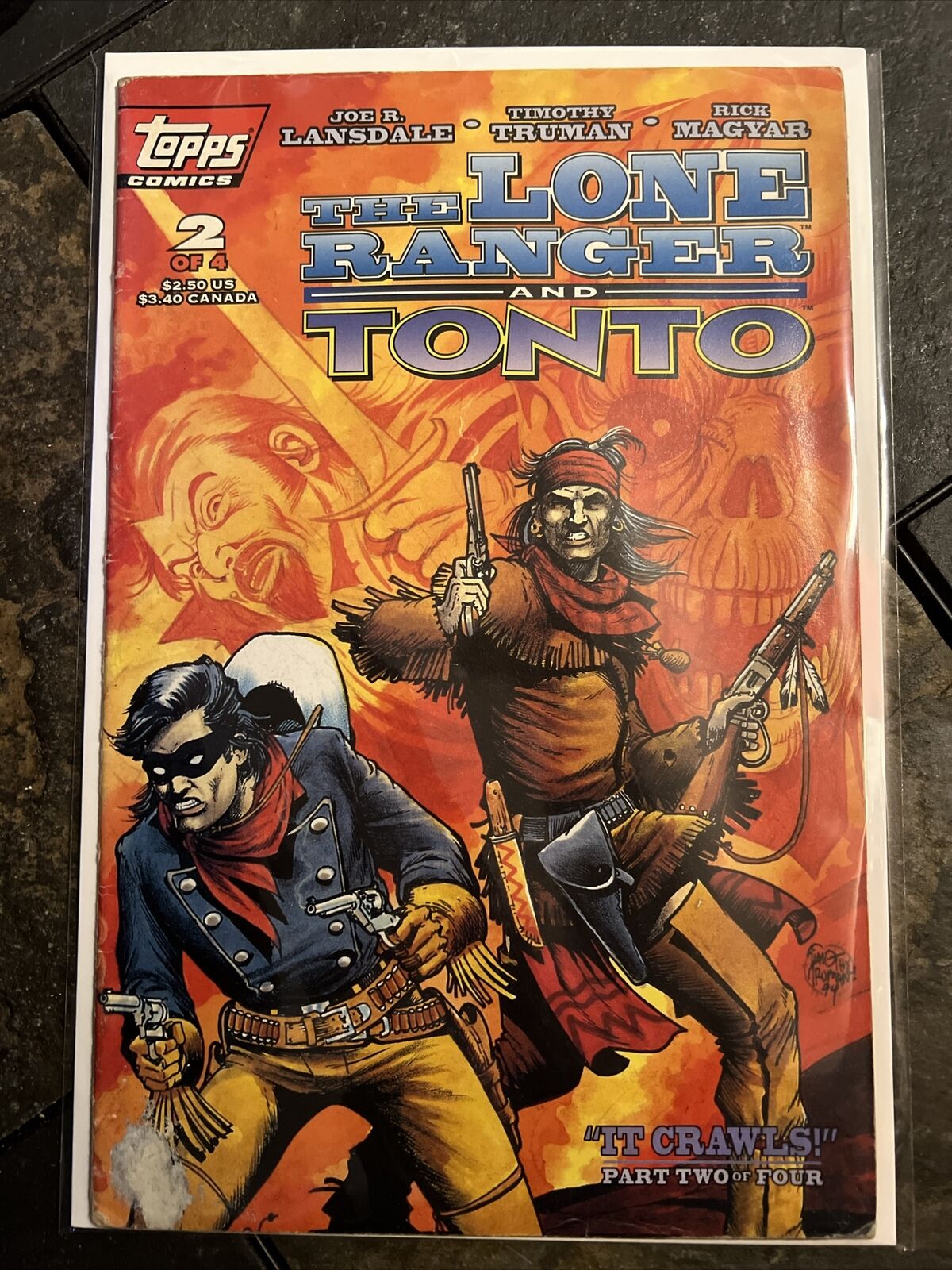 The Lone Ranger and Tonto #2 of 4  (1994) Topps Comics