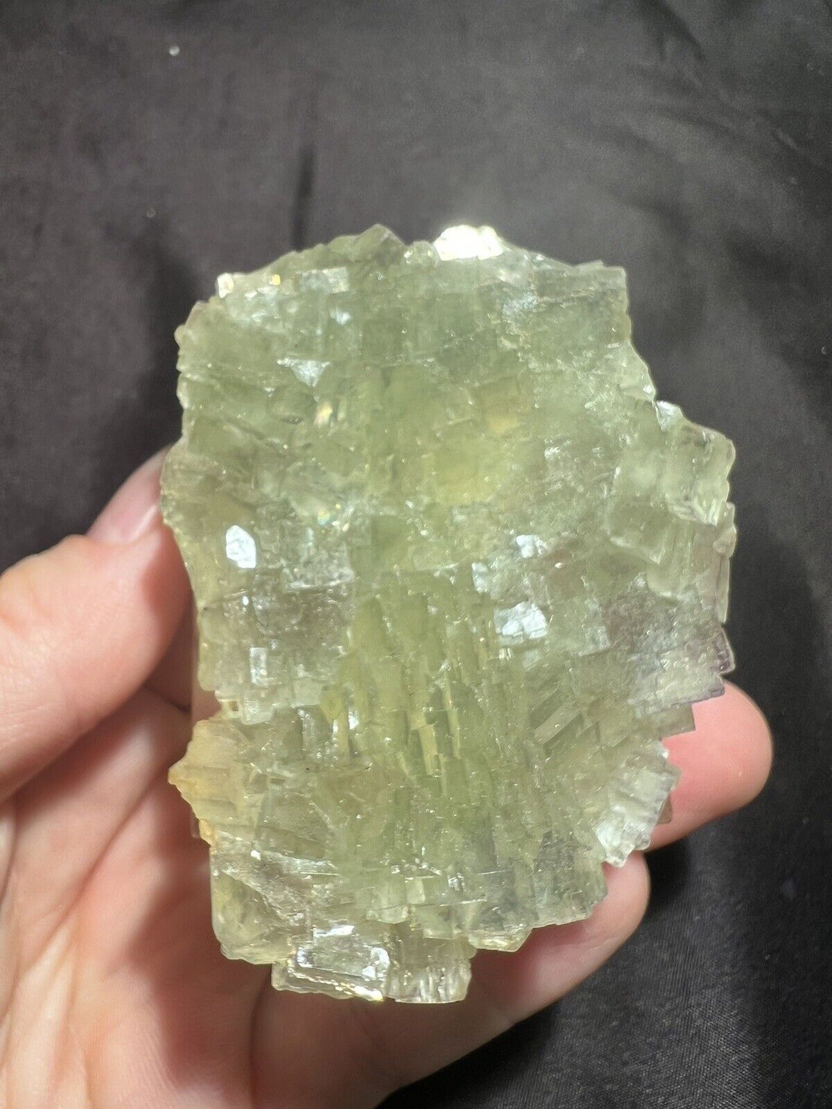 Fluorite crystals, Cacilia Mine, Wolsendorf, Bavaria, Germany 