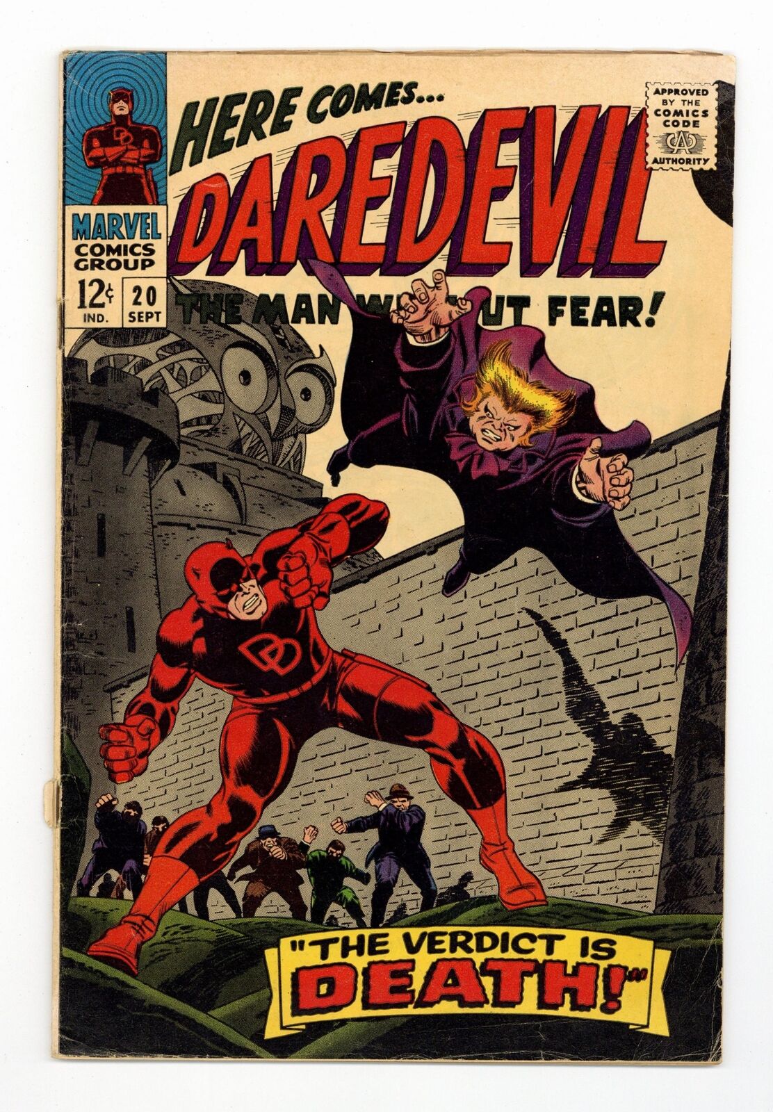 Daredevil #20 VG- 3.5 1966
