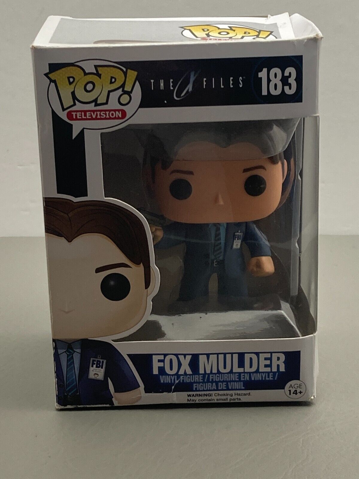 Funko Pop Television The X-Files Fox Mulder 183 Vinyl Figure See Photos New