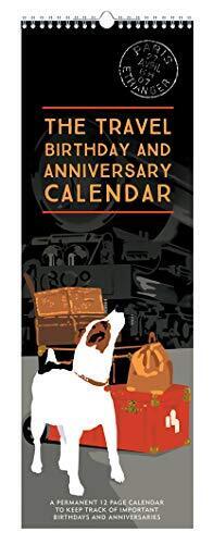  Travel Birthday & Anniversary Perpetual Calendar for Important Family Dates 