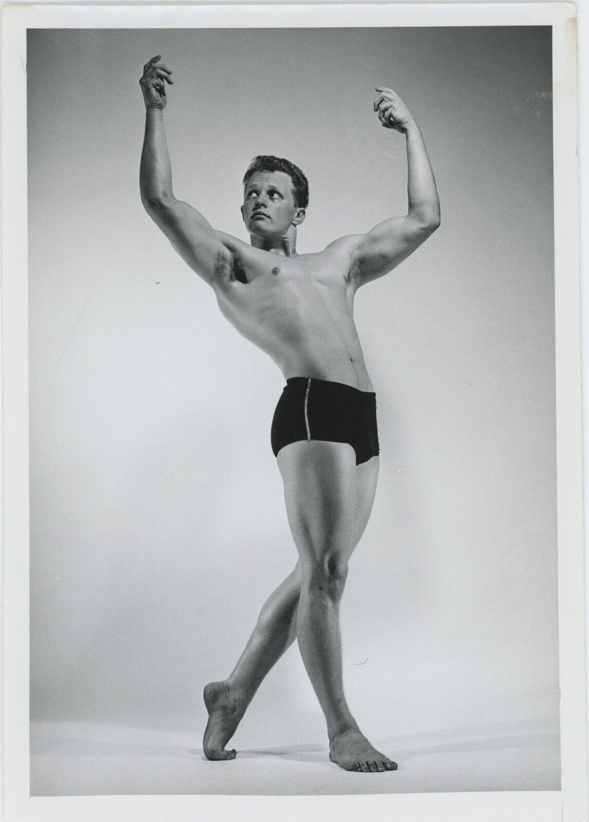Vintage Male Physique BRUCE OF LA Body Builder Young Man GAY INTEREST c 1959