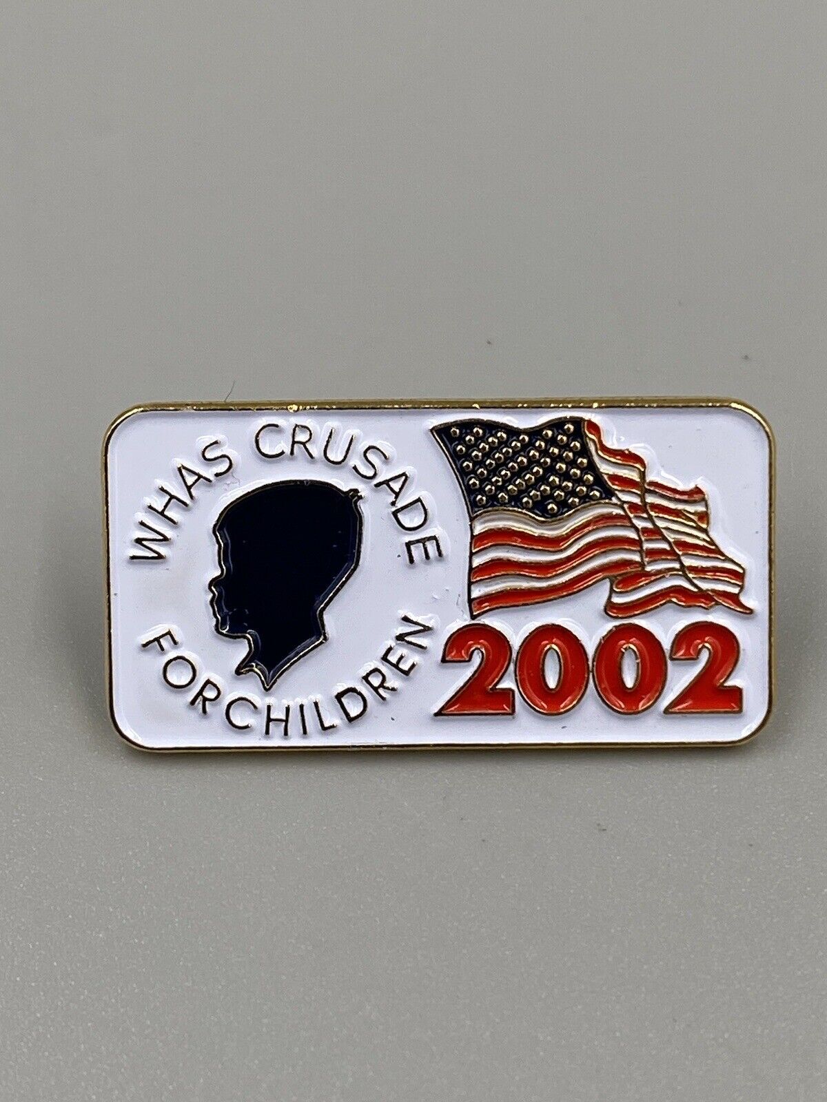 Vintage 2002  WHAS Crusade  For Children Lapel Hat Pin