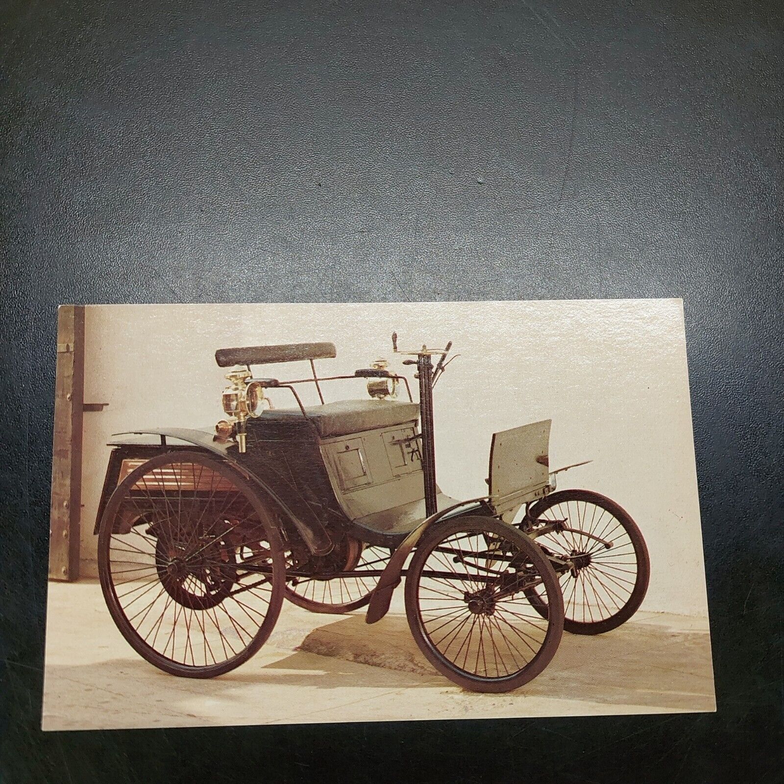 Mercedes Dealership Advertisement Card Picture 1893 Benz Velo 