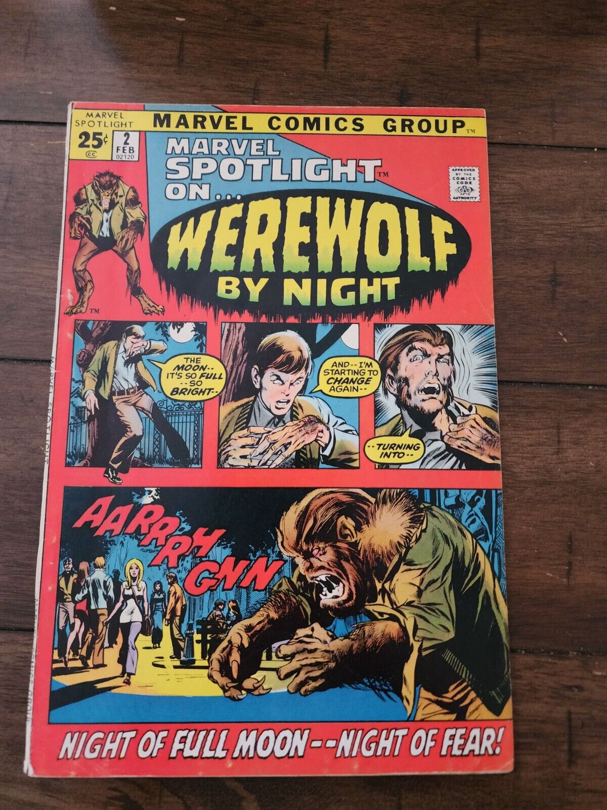 Marvel Spotlight Issue 2 1st Appearance Of Werewolf By Nighy