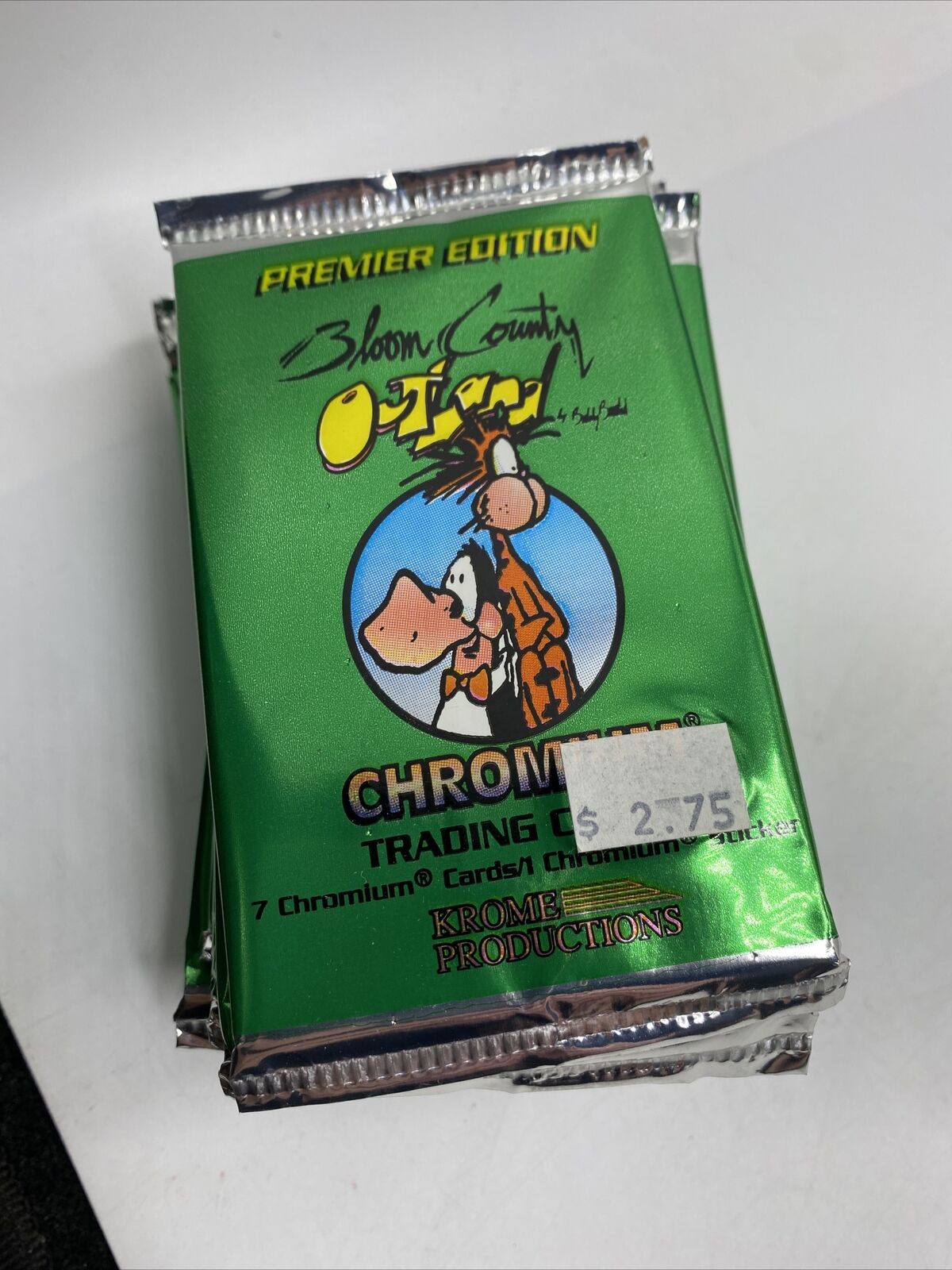 1995 Bloom County Outland Chromium Trading One Pack Per Order Krome 8 Cards Per