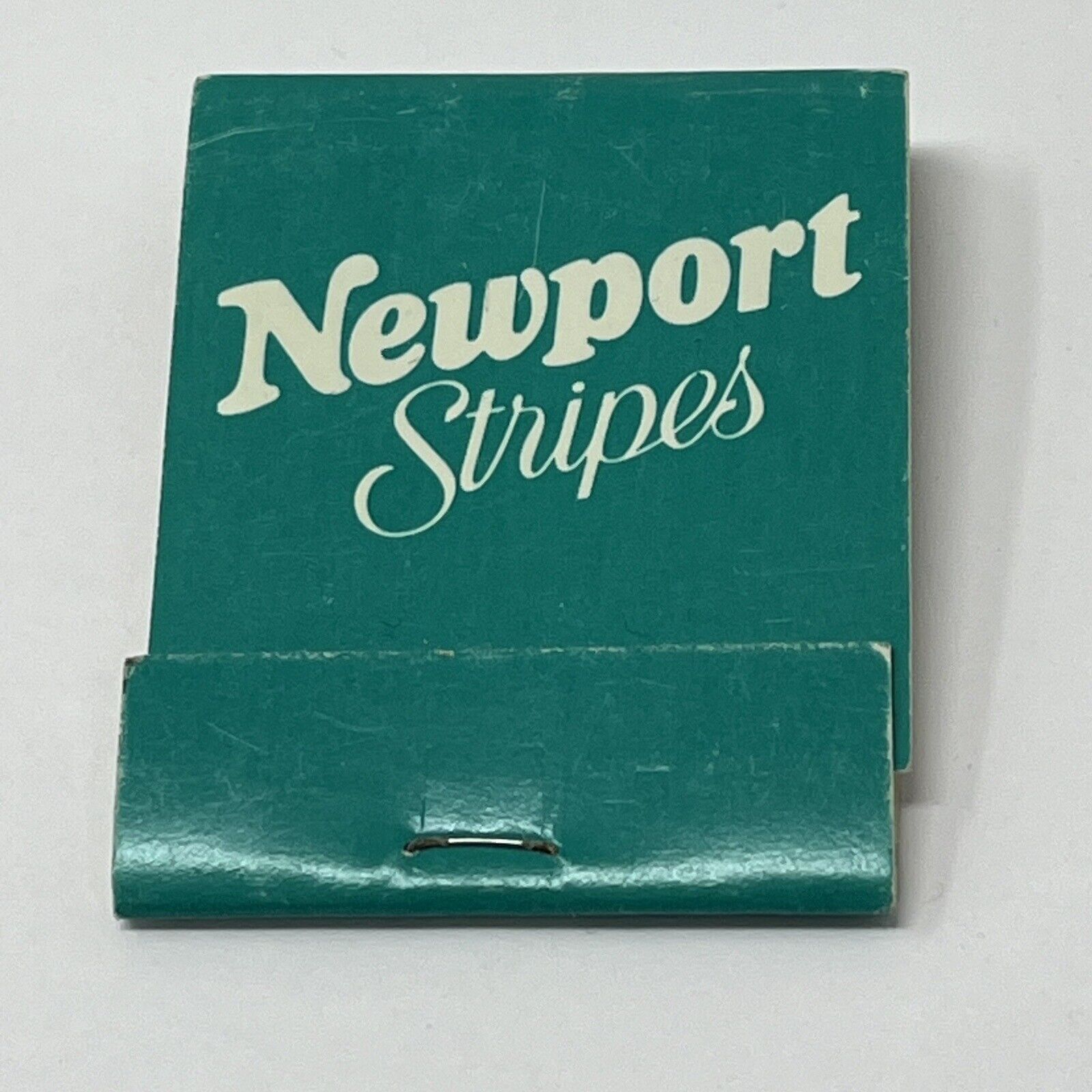 Newport Stripes Cigarettes Advertising Matchbook Vintage
