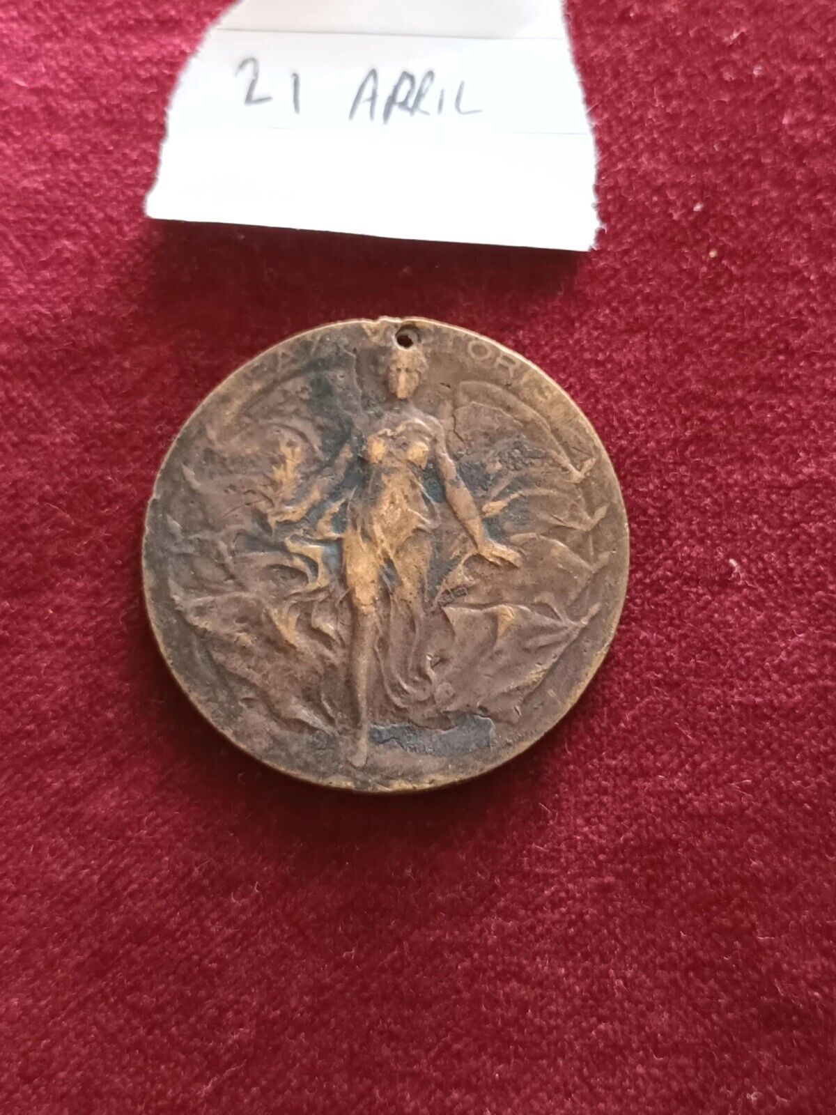 The Great War 1914-1919 Birmingham Peace Celebration Medal  Beautiful