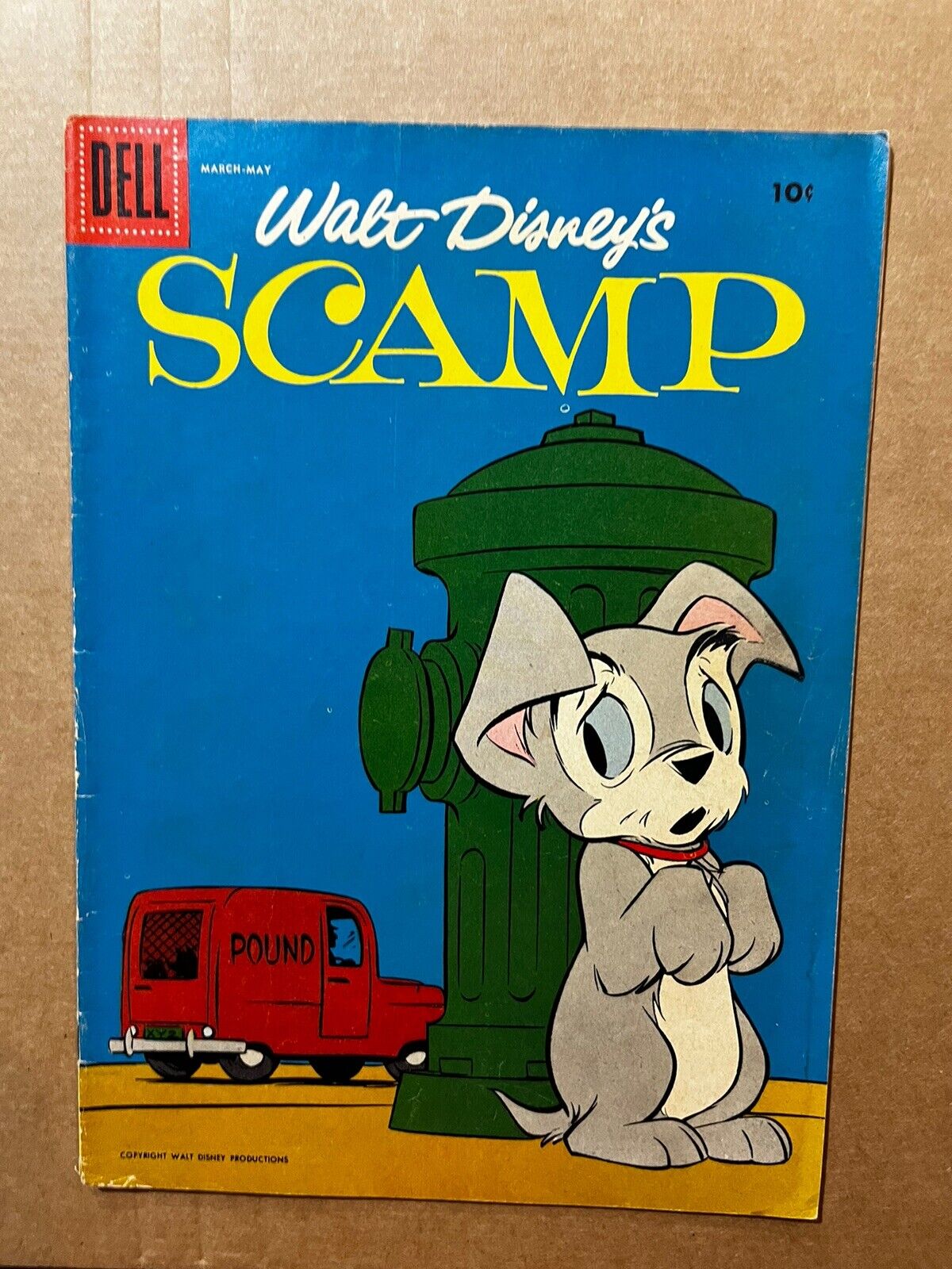 Walt Disney\'s Scamp #5 (1958) Dell Comic