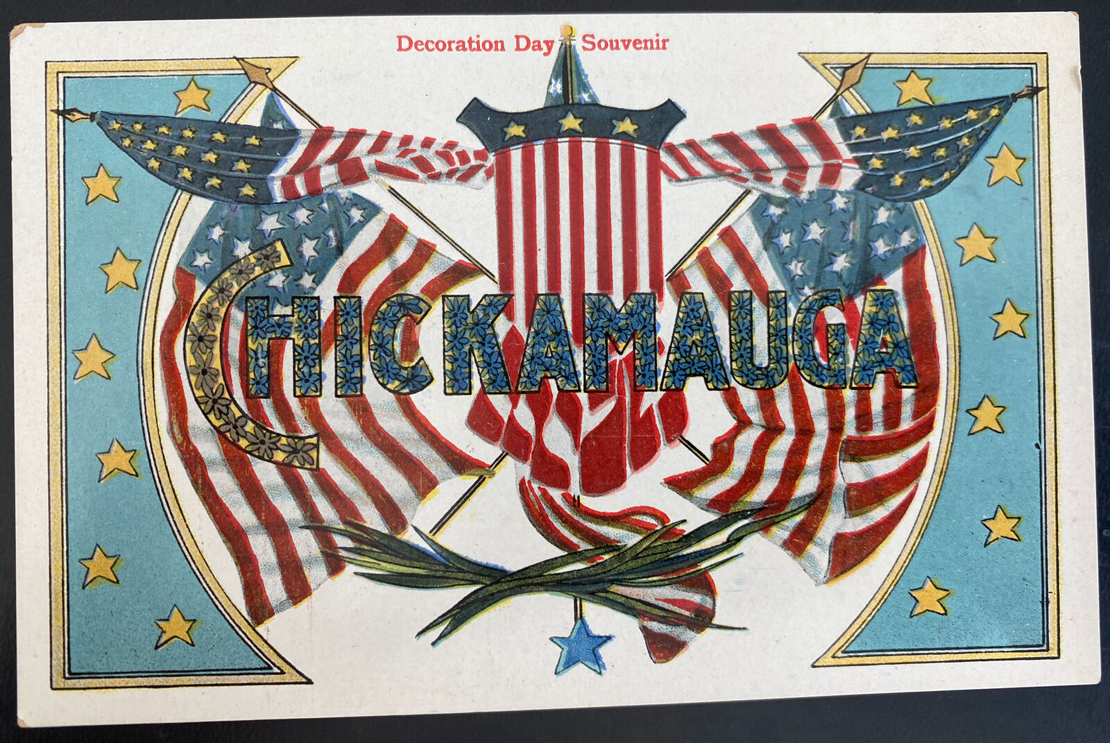 Mint USA Picture Postcard Civil War Union Decoration Day Souvenir Chickamauga