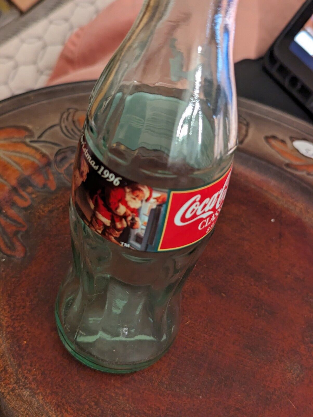 Vintage 1996 Coca-Cola Bottle (Empty) 8 oz. Christmas 1996
