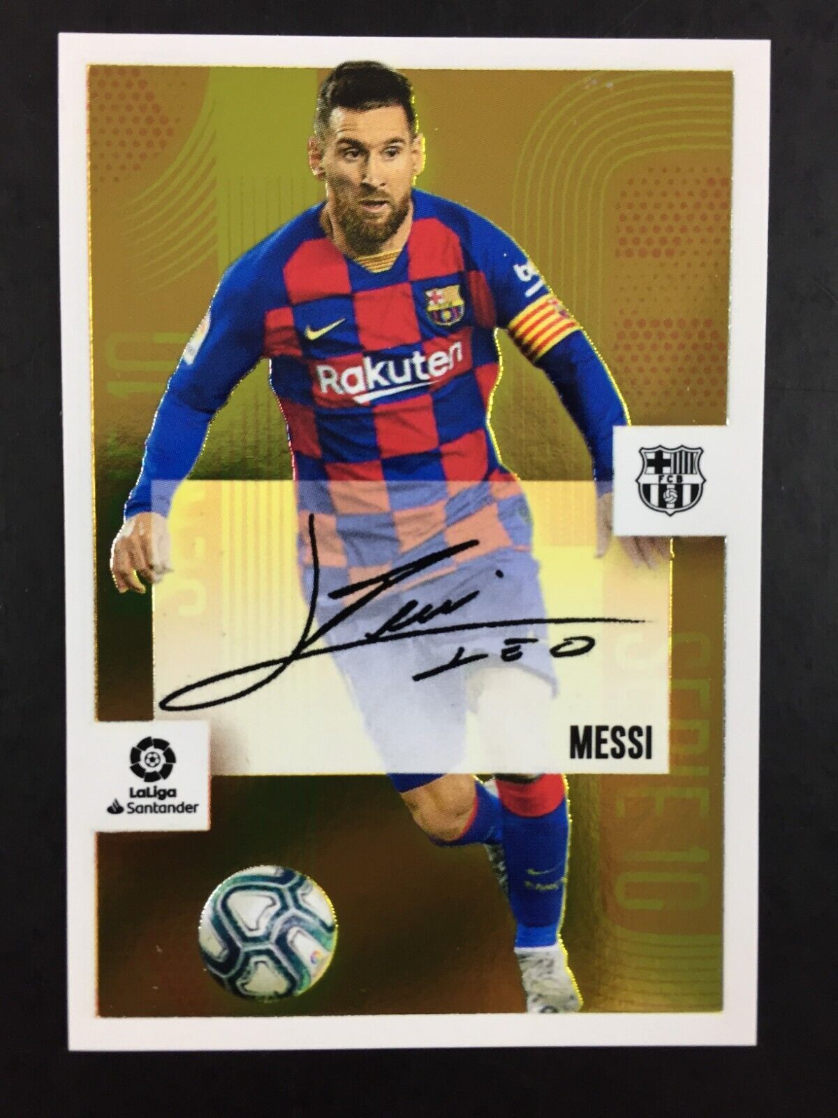 2020 Lionel Messi Sticker Panini La Liga Santander Este (20-21) #16 / Car