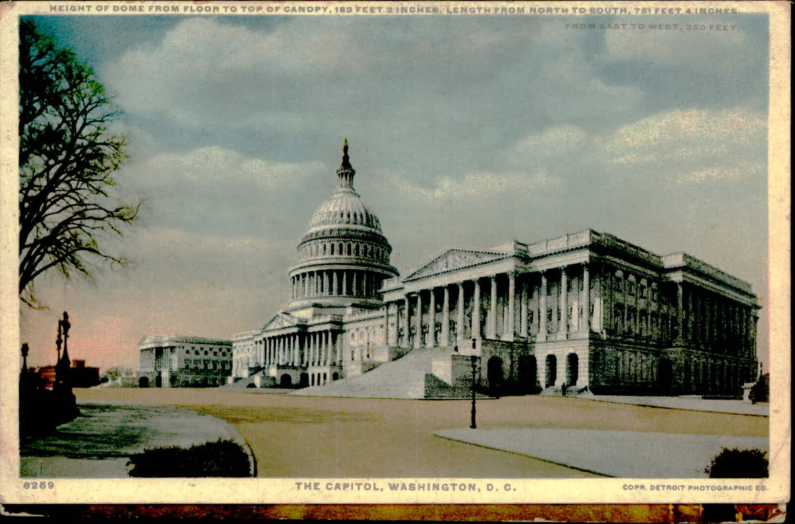 Postcard: THE CAPITOL, WASHINGTON, D. C.