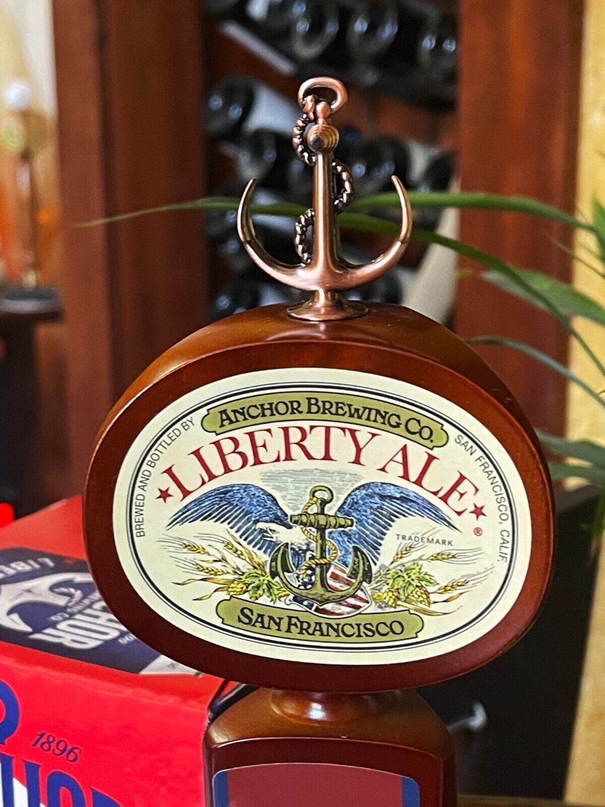 ANCHOR STEAM BREWING LIBERTY ALE - Tap Handle - LIMITED EDITION - BRAND NEW  -.-