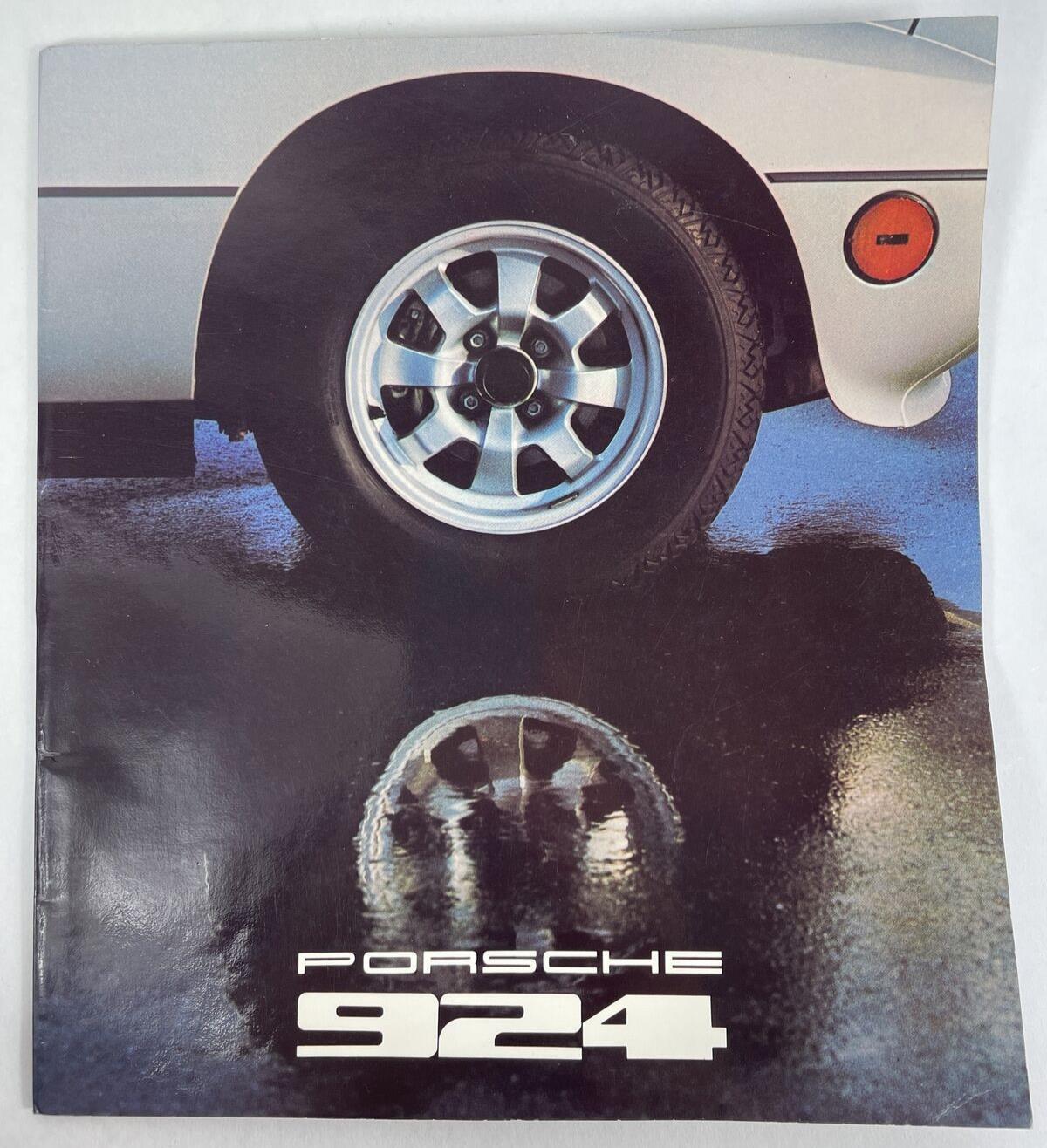 Rare Vintage 1978 Porsche 924 Sales Brochure 