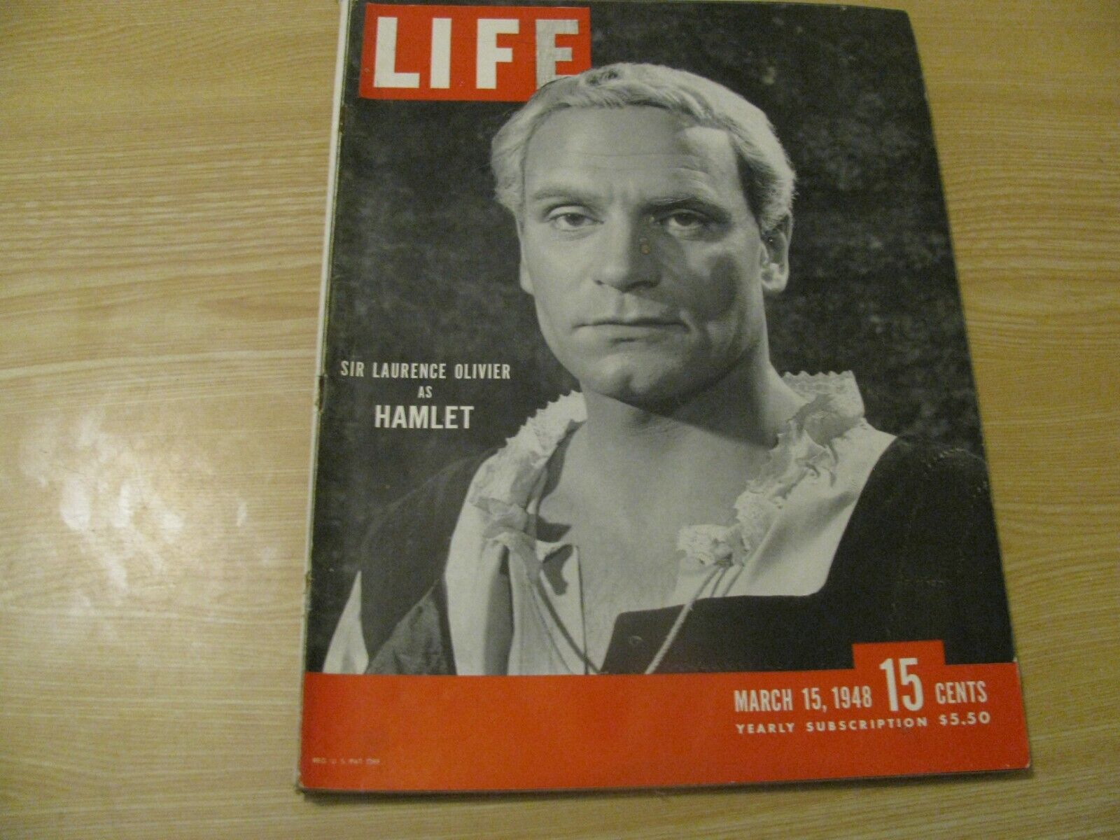 1948 LIFE MAGAZINE MARCH 15 SIR LAURENCE OLIVIER AS HAMLET  LOWEST PRICE ON EBAY