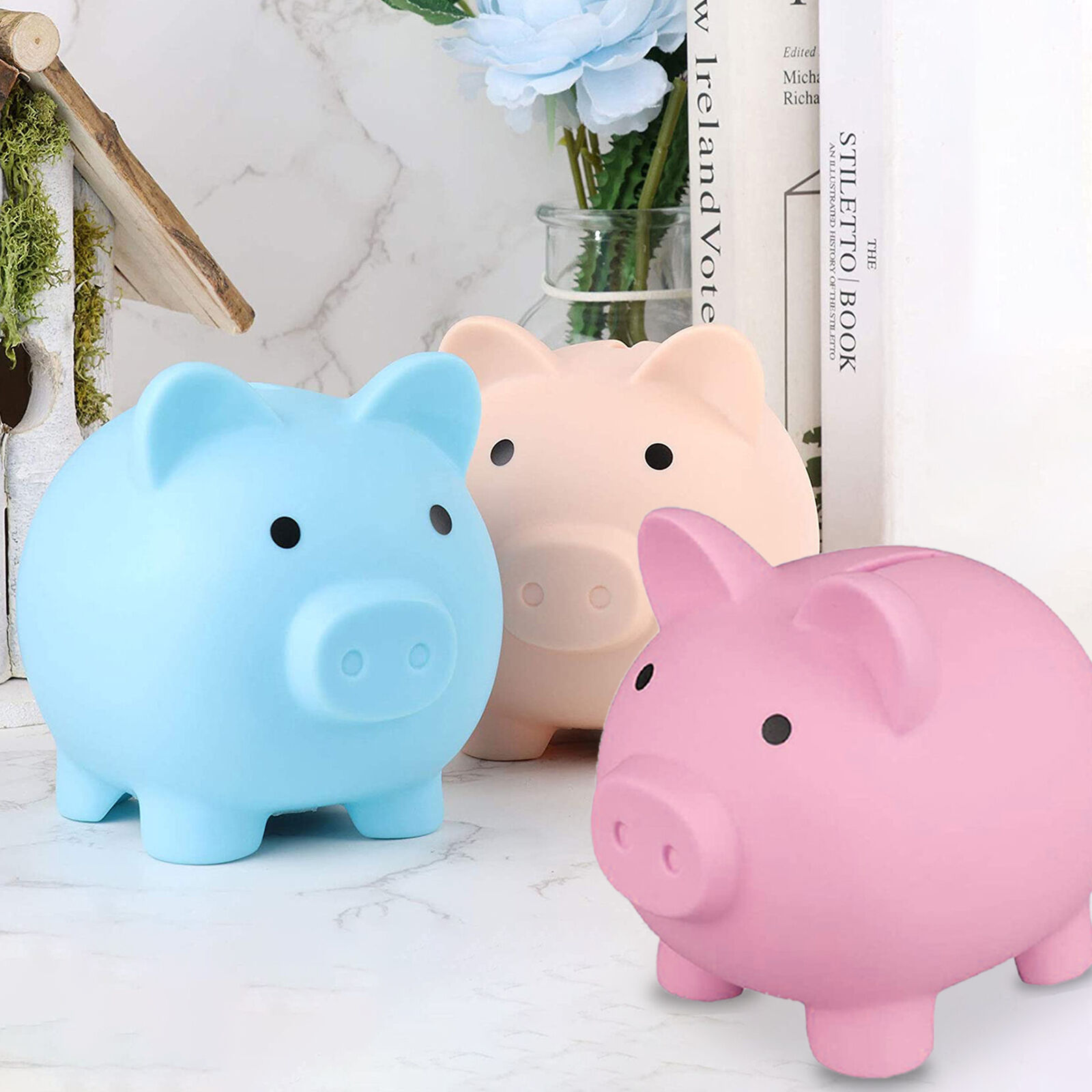 Kids Piggy Bank Personalized Piggy Bank Coin Bank Medium Size Cute Coin Storage