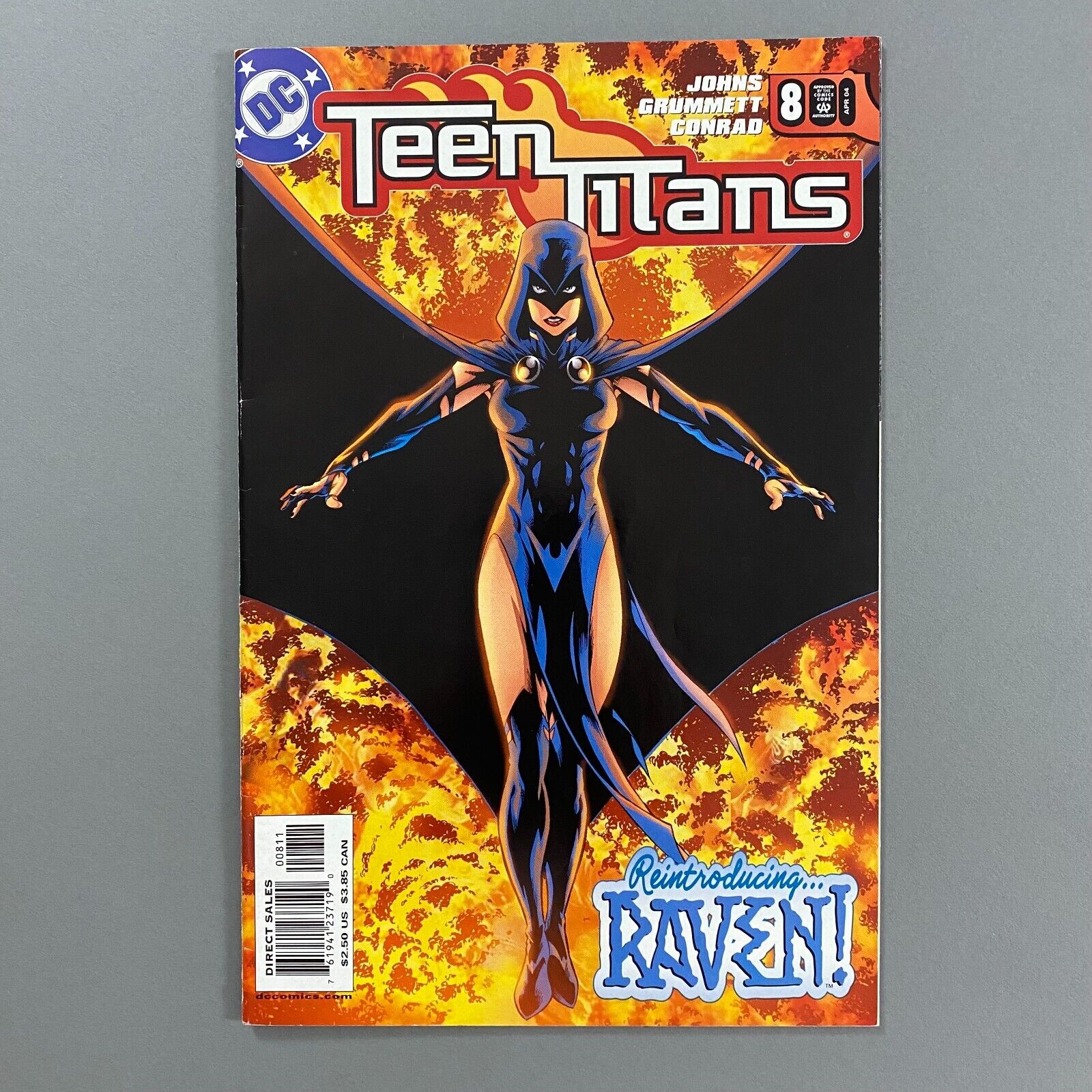TEEN TITANS 8 1ST CAMEO APPEARANCE ROSE WILSON RAVAGER (2004, DC COMICS)