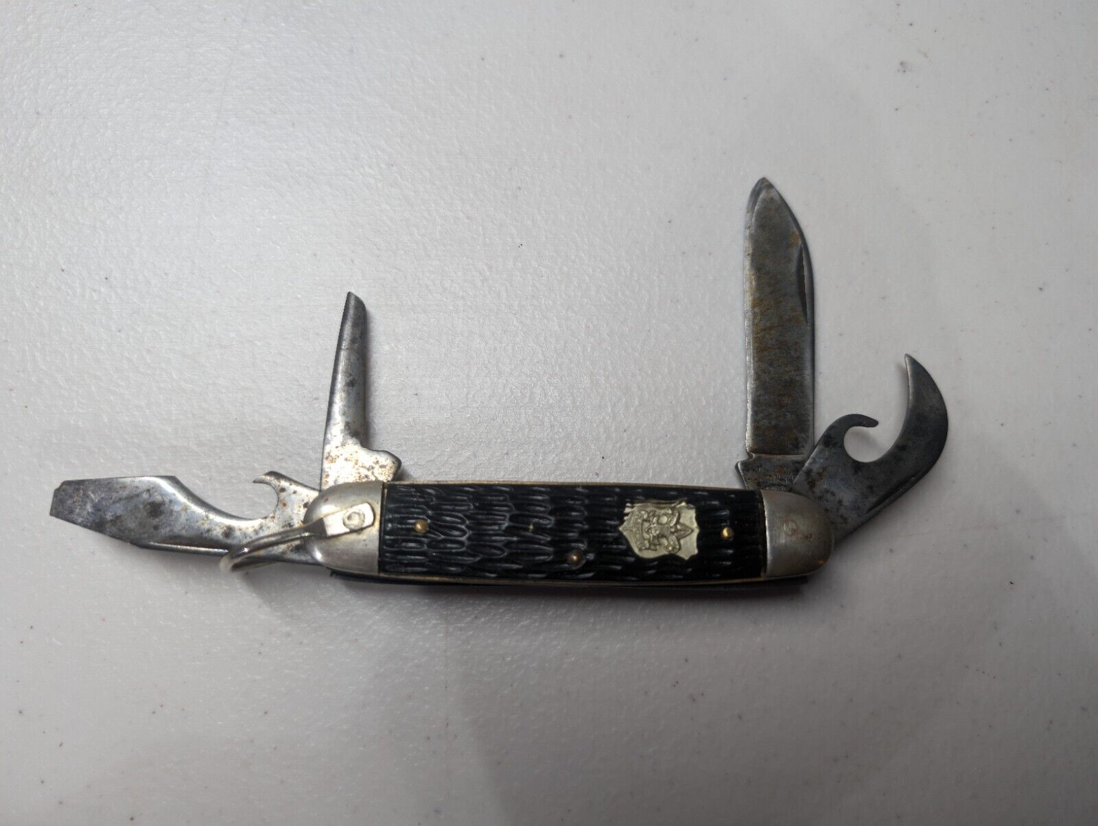 Vintage IMPERIAL Boy Scout BSA 4-Blade Folding Pocket Knife  USA