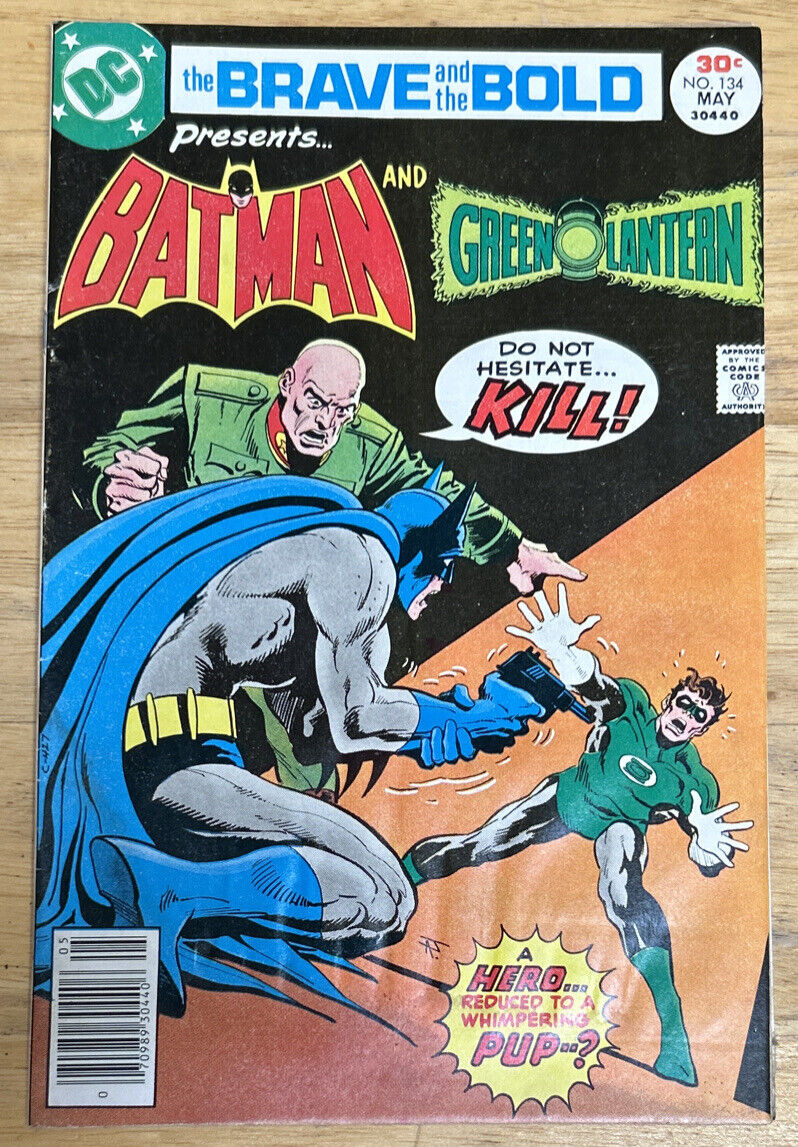 Brave Bold #134 Batman Green Lantern, Aparo & Haney; Ads: Wonder Woman King Kong