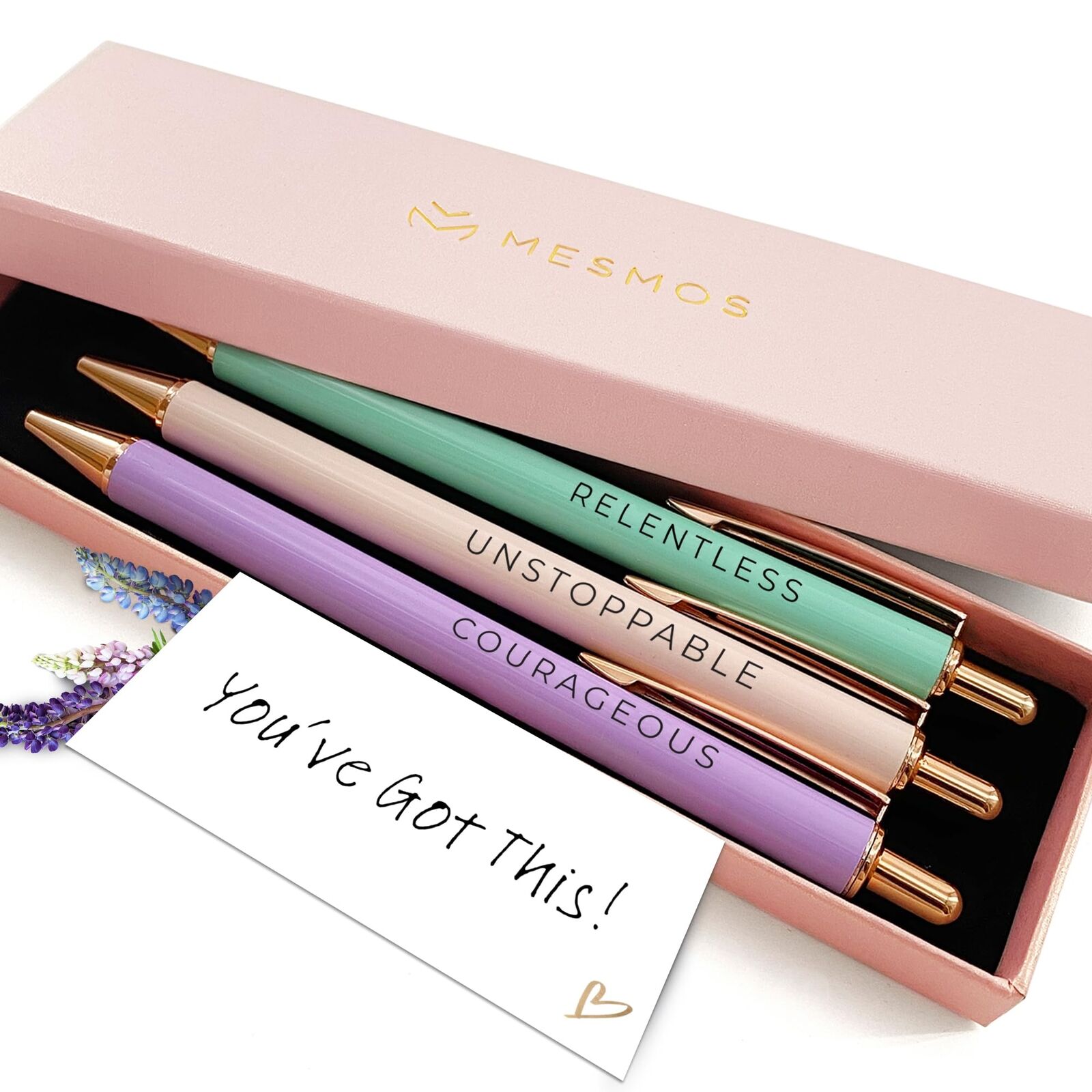 MESMOS Fancy Pen Set - Inspirational Gifts for Women Office Motivational Writ...