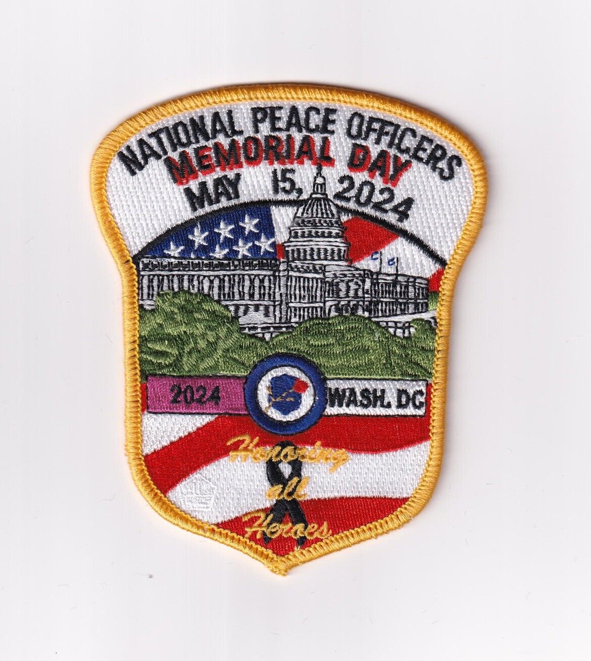 2024 US National Peace Officer Memorial Day May 15 2024 Police Week Police Patch