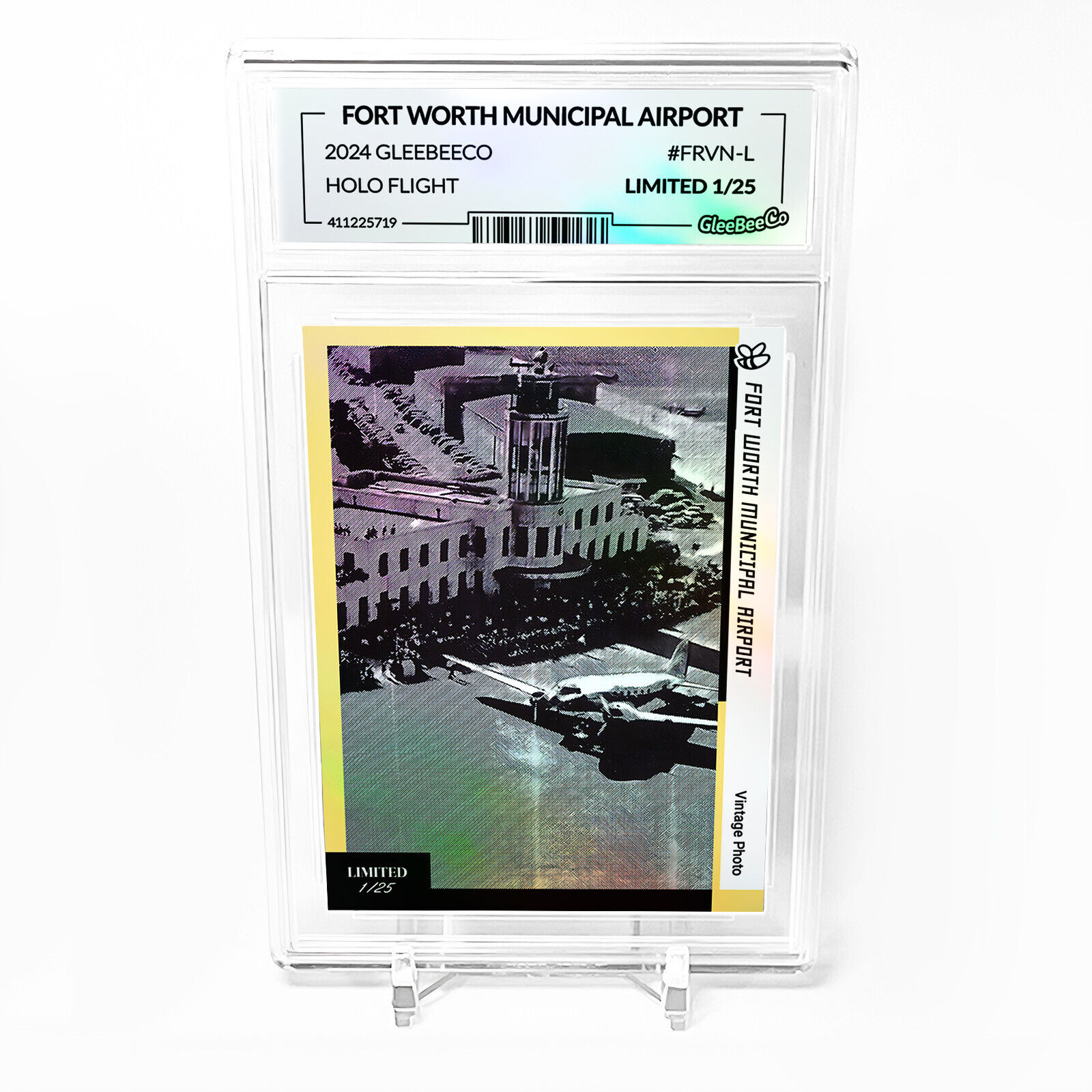 FORT WORTH MUNICIPAL AIRPORT Card 2024 GleeBeeCo #FRVN-L - Limited Edition /25