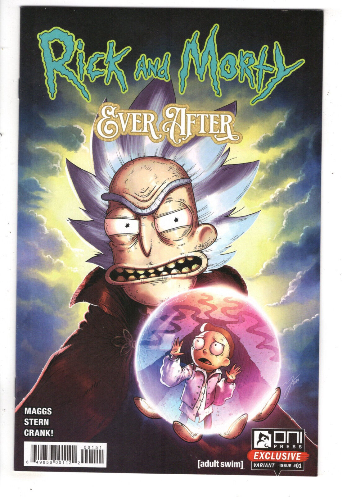 RICK AND MORTY EVER AFTER #1 (2020) - GRADE NM - DEVIL DOG EXCLUSIVE VARIANT