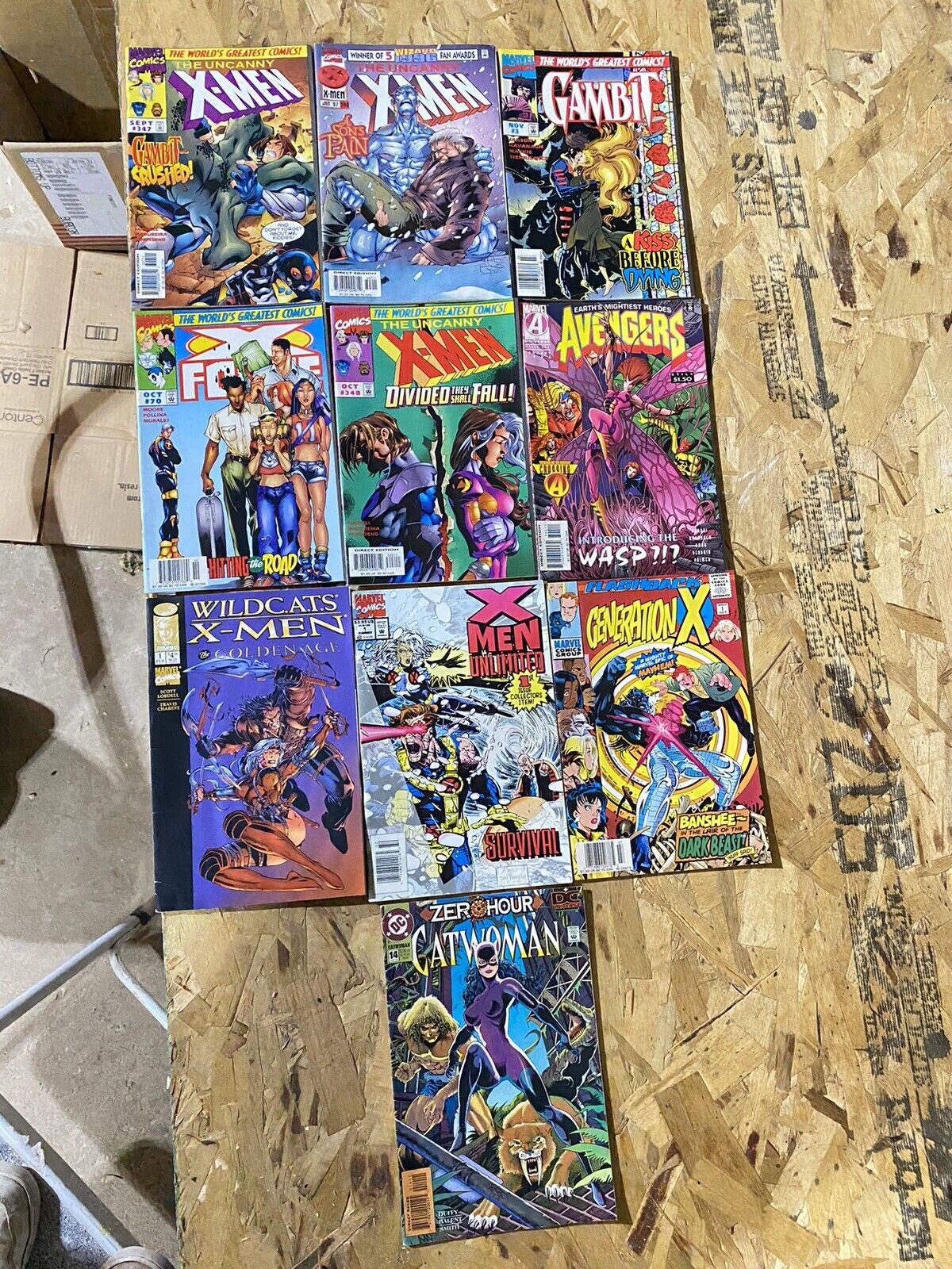 ~WOW~  Lot of Comic Books Marvel DC The Uncanny  X-men Avengers Catwoman  Gambit