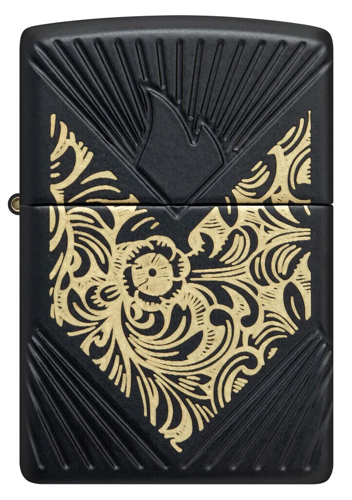 Zippo Limited 2024 Collectible of the Year Venetian Pattern Black Matte 46026