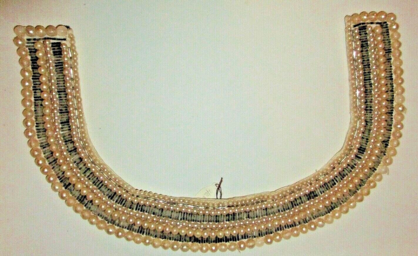 Antique Victorian Beaded Pearl Collar \