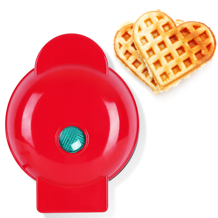 Table Top Mini Waffle Maker Cooking Surface Non Stick Waffle Mold US Plug 